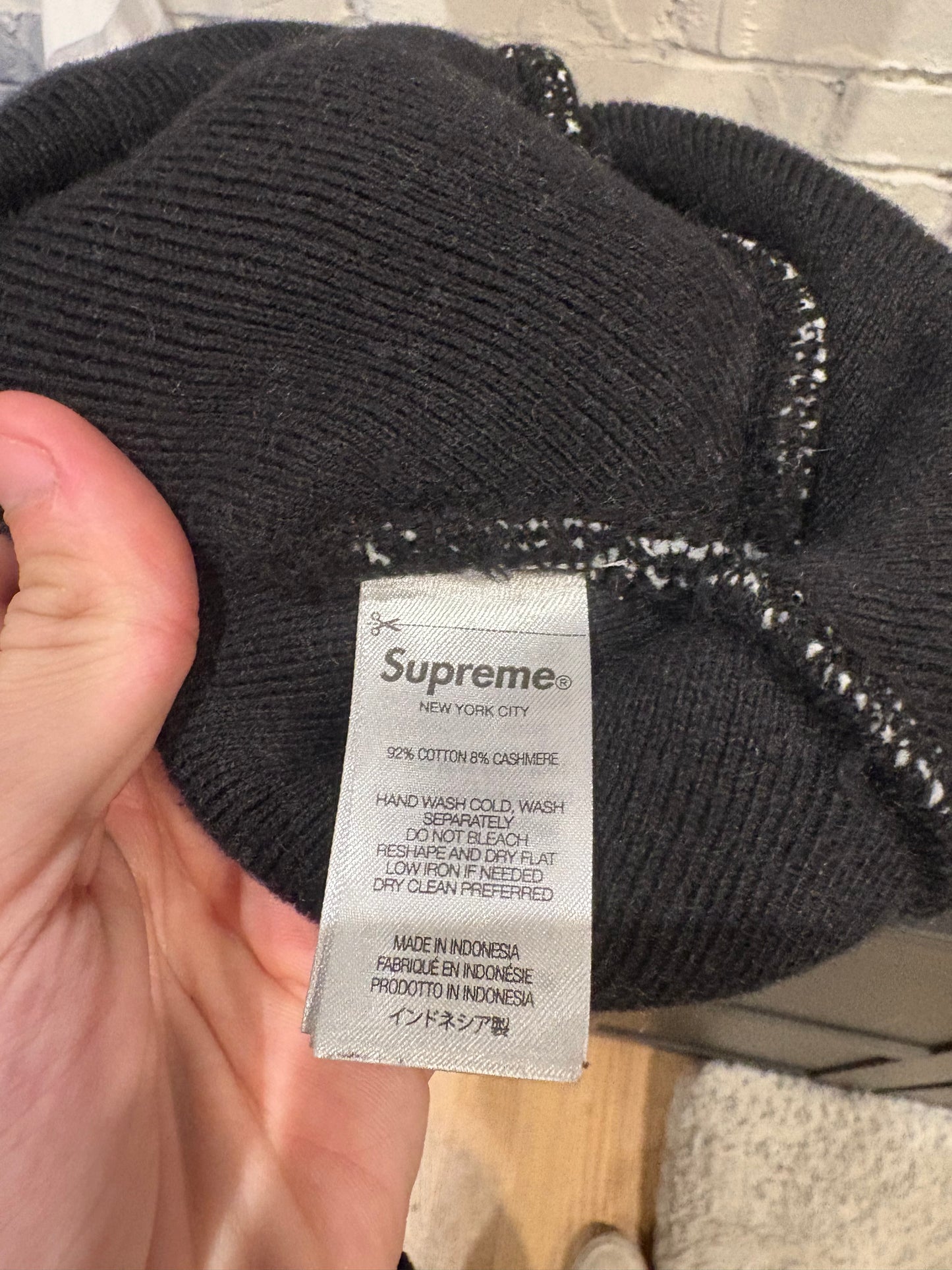 Supreme Black Beanie PO