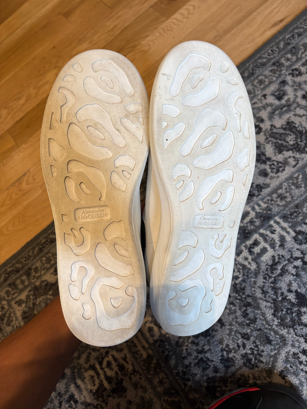 Alexander McQueen Oversized “Black and White” Clean Og Size 12(45 EU)