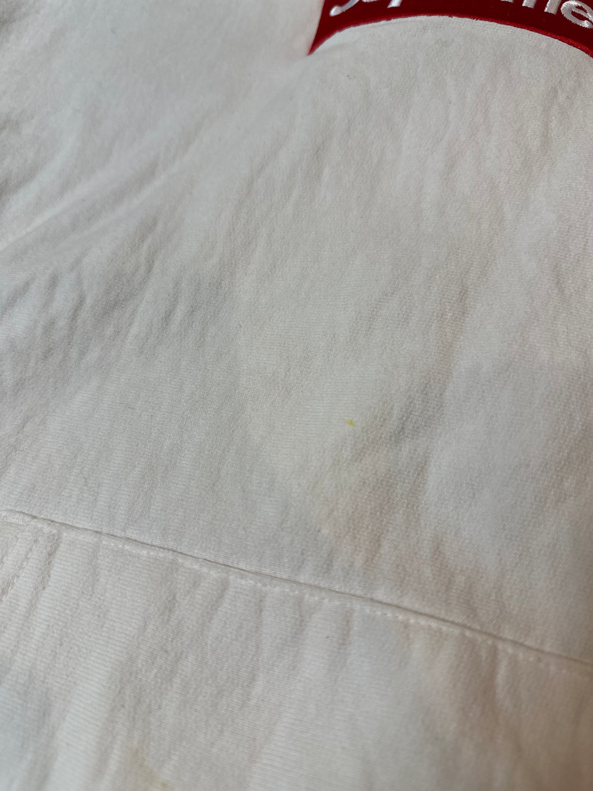 Supreme Box Logo Hoodie White Size Large