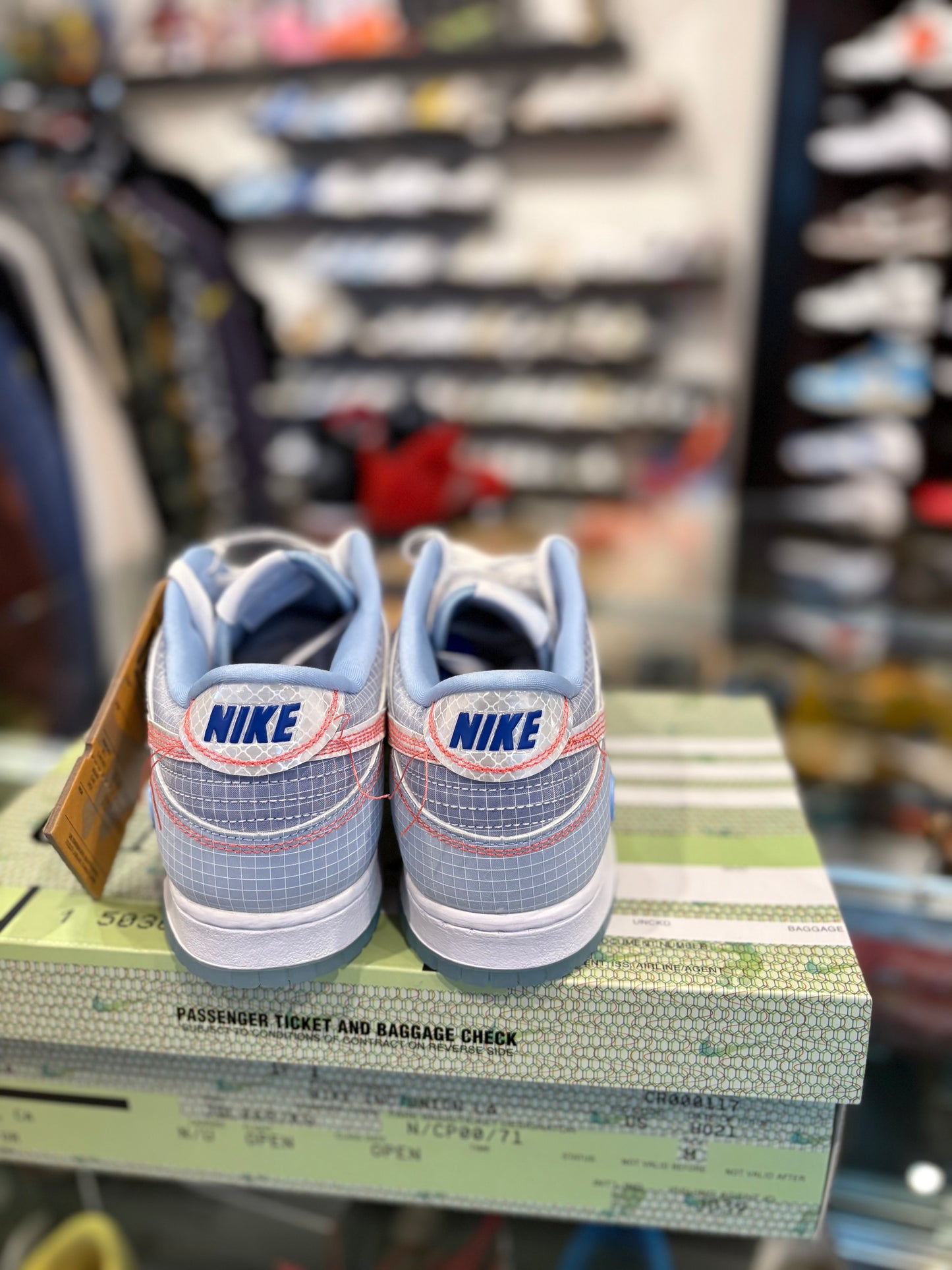 Dunk Low Union Passport Pack Argon DS OG Size 11