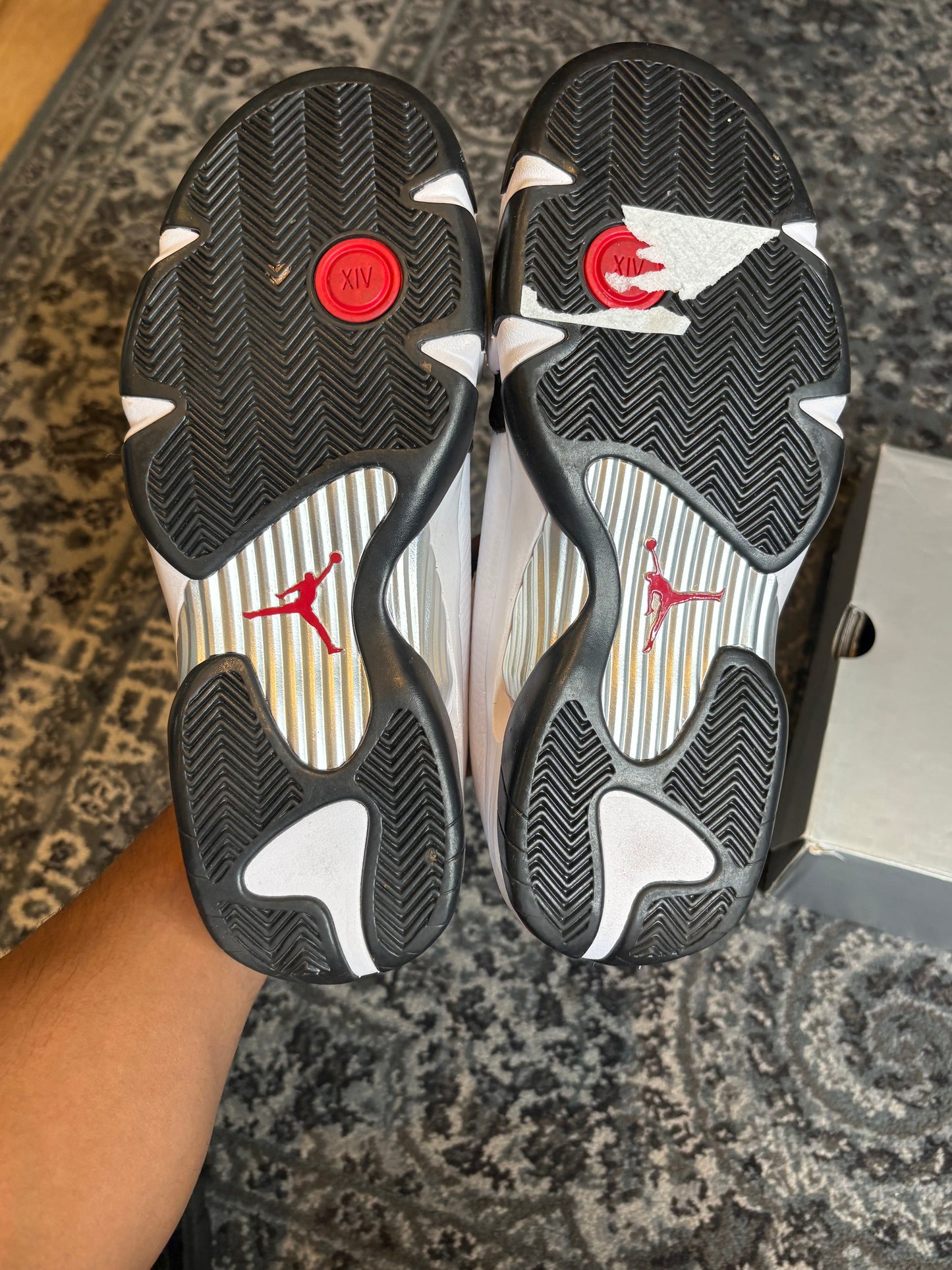 Jordan 14 Retro “Black Toe” Clean Og Size 8
