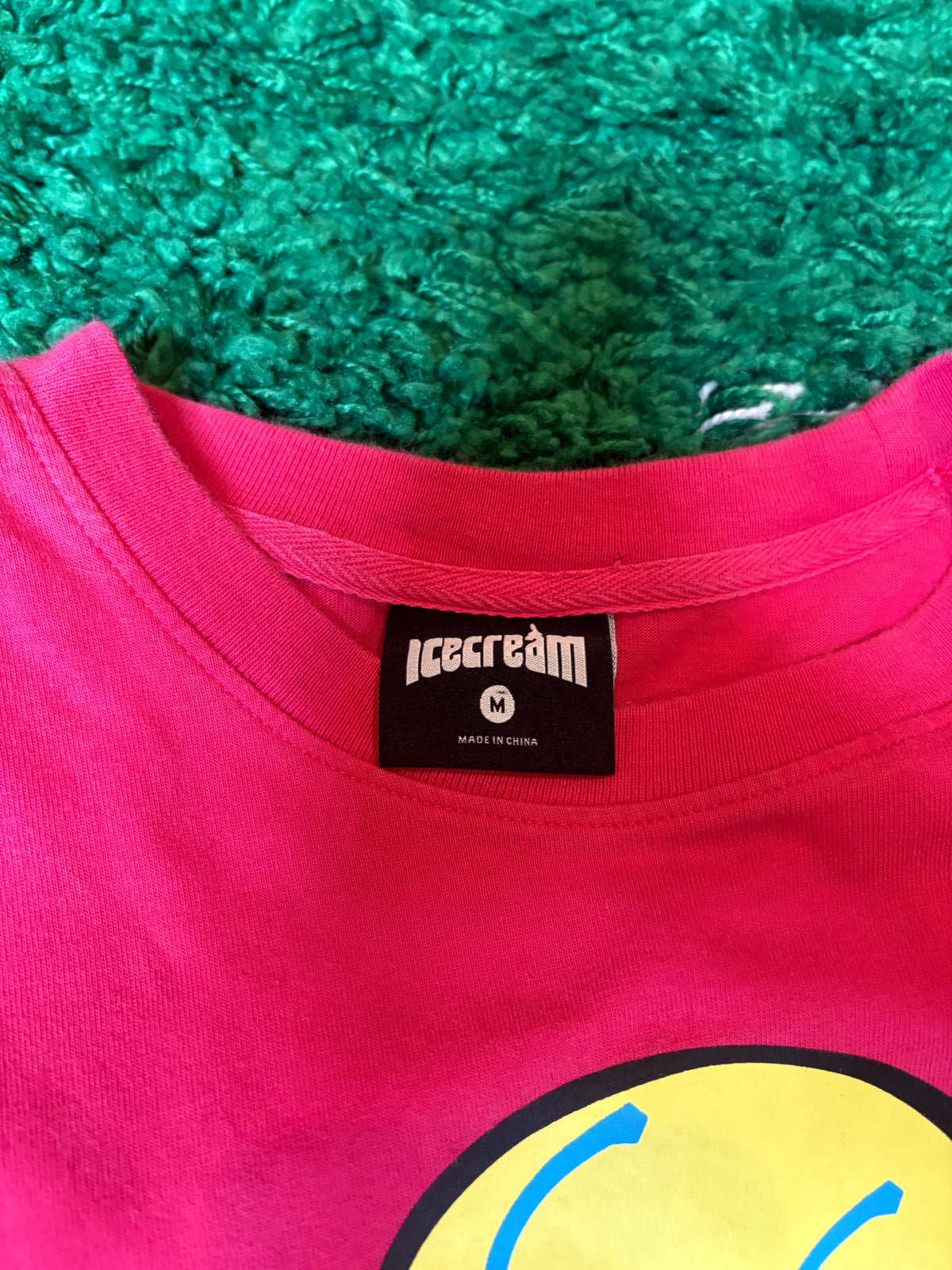 Ice Cream Tee Pink Size Medium