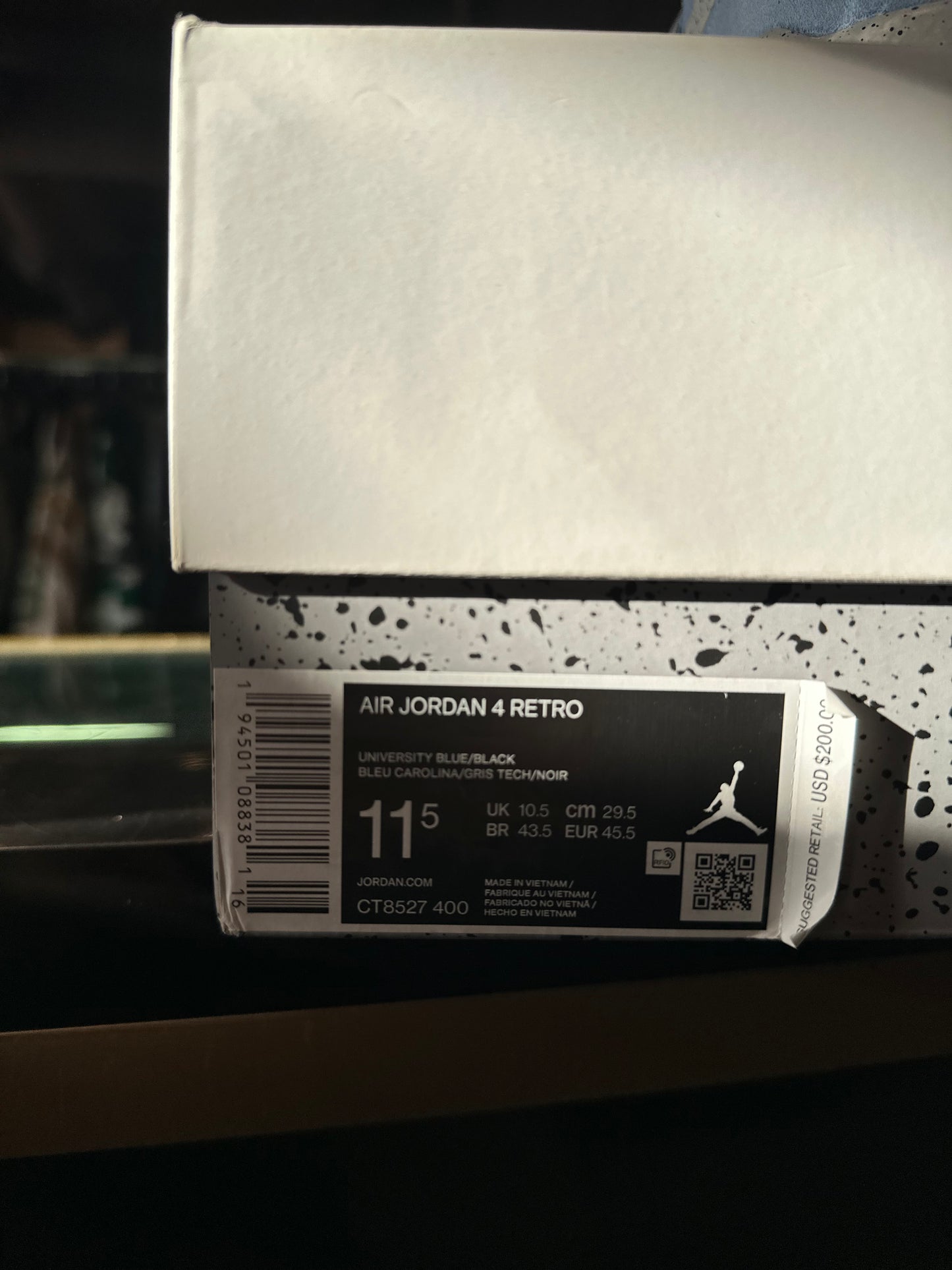 Jordan 4 Retro UNC Clean OG Size 11.5