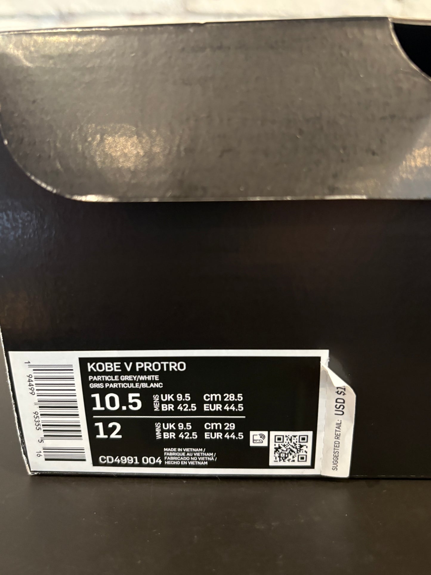 Kobe 5 Protro PJ Tucker Clean OG Size 10.5