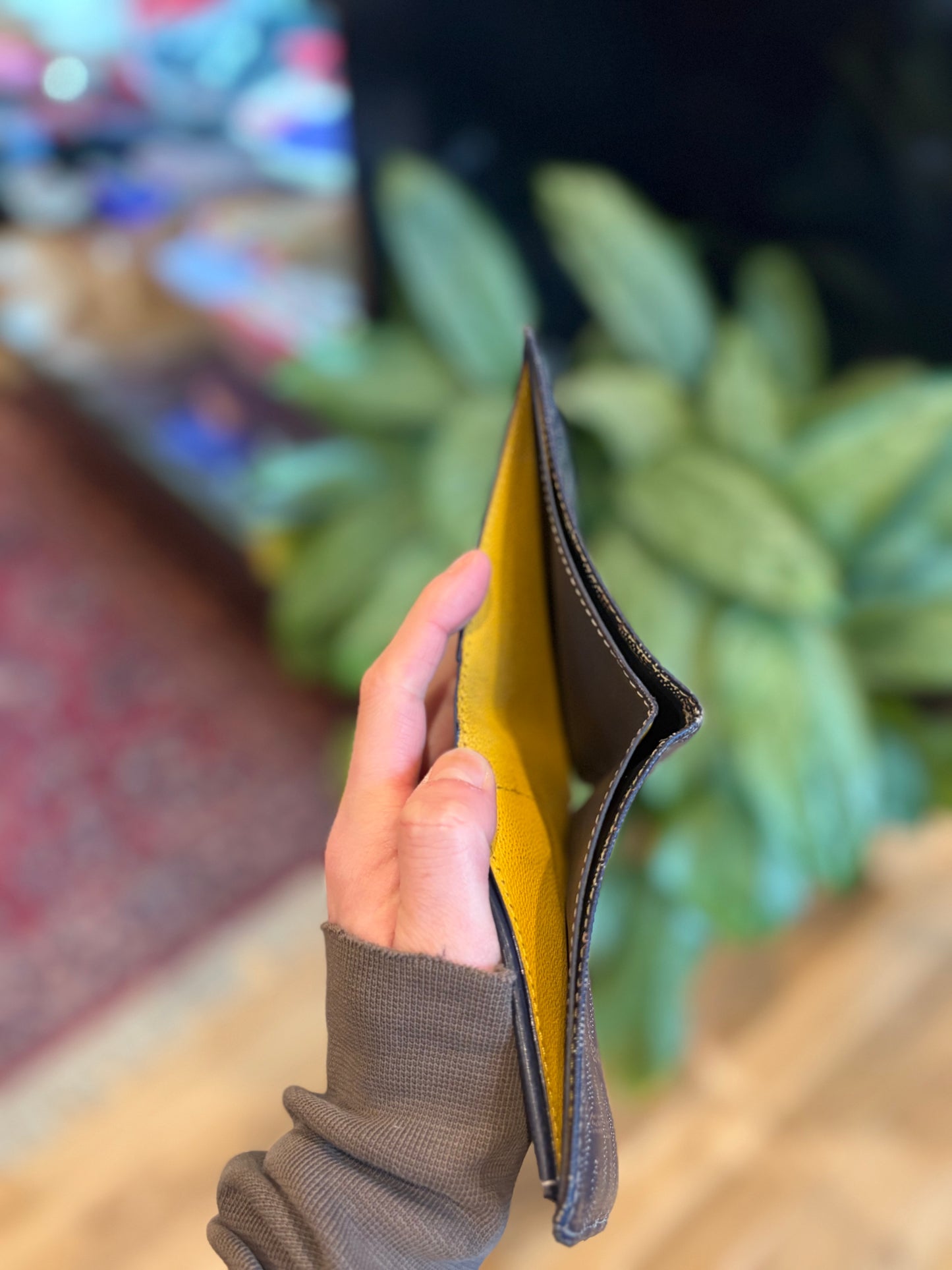 Goyard Navy Bifold Wallet