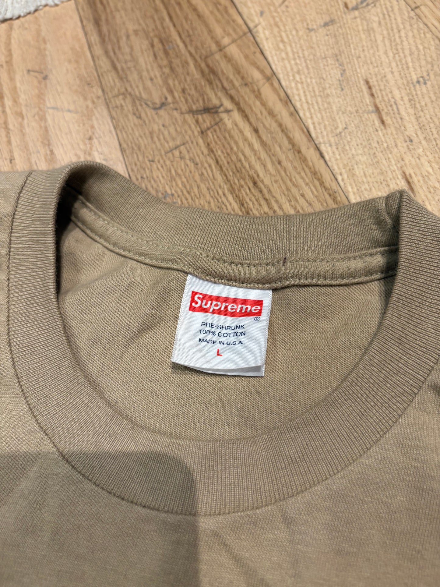 Supreme NBA Youngboy Tee Tan Size Large