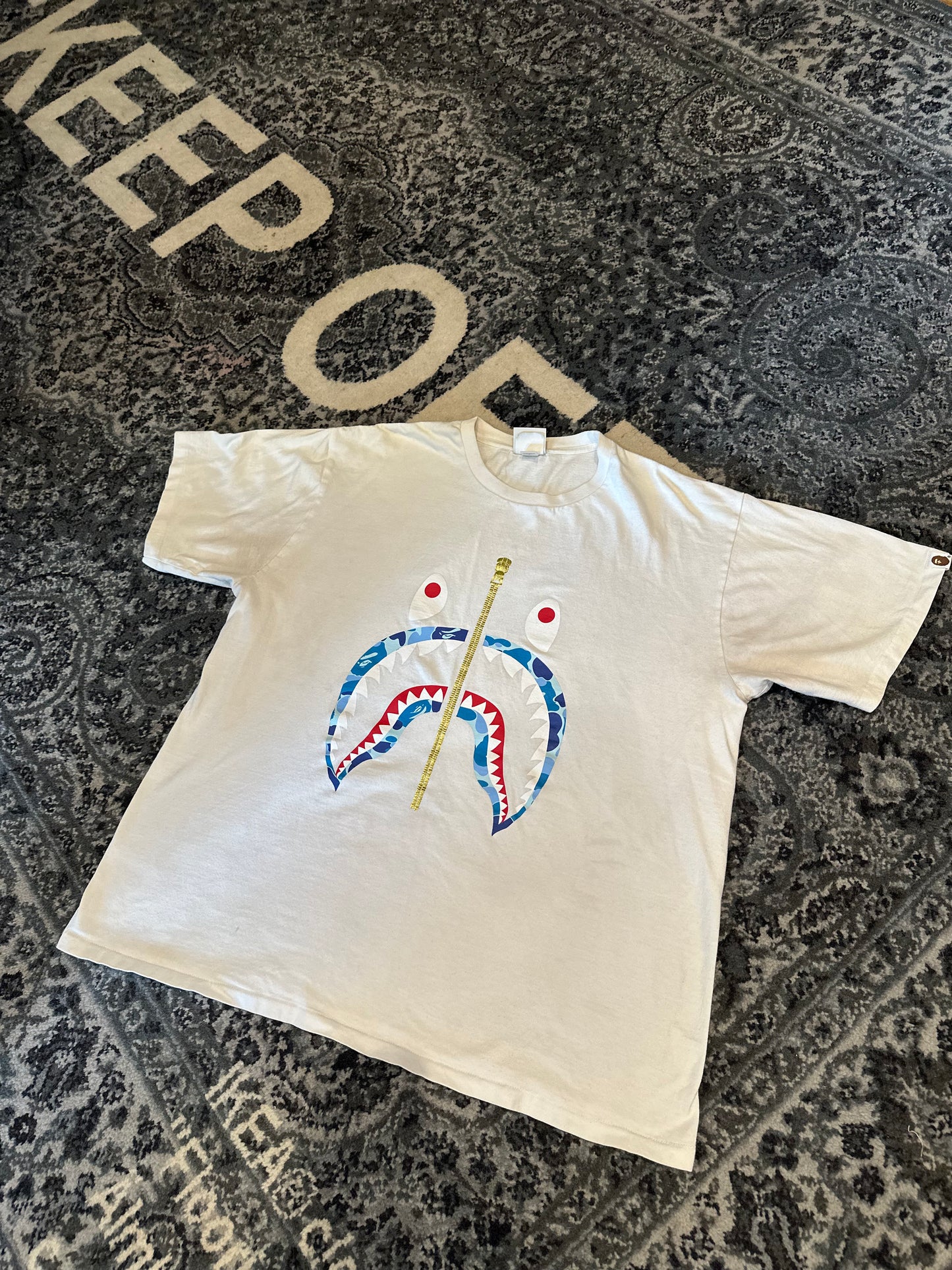 Bape Zipper Tee Size XXL