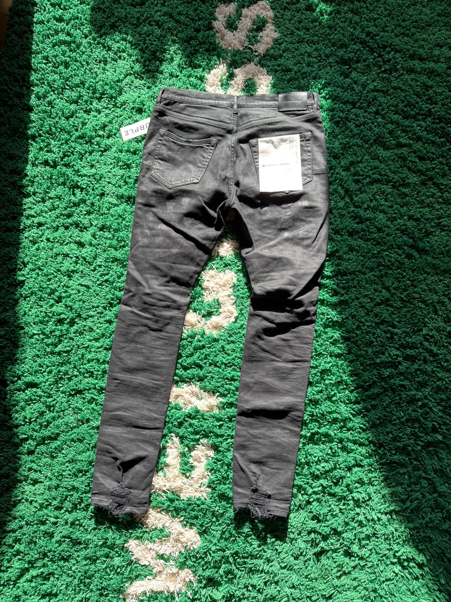Purple Jeans Black Resin Size 32
