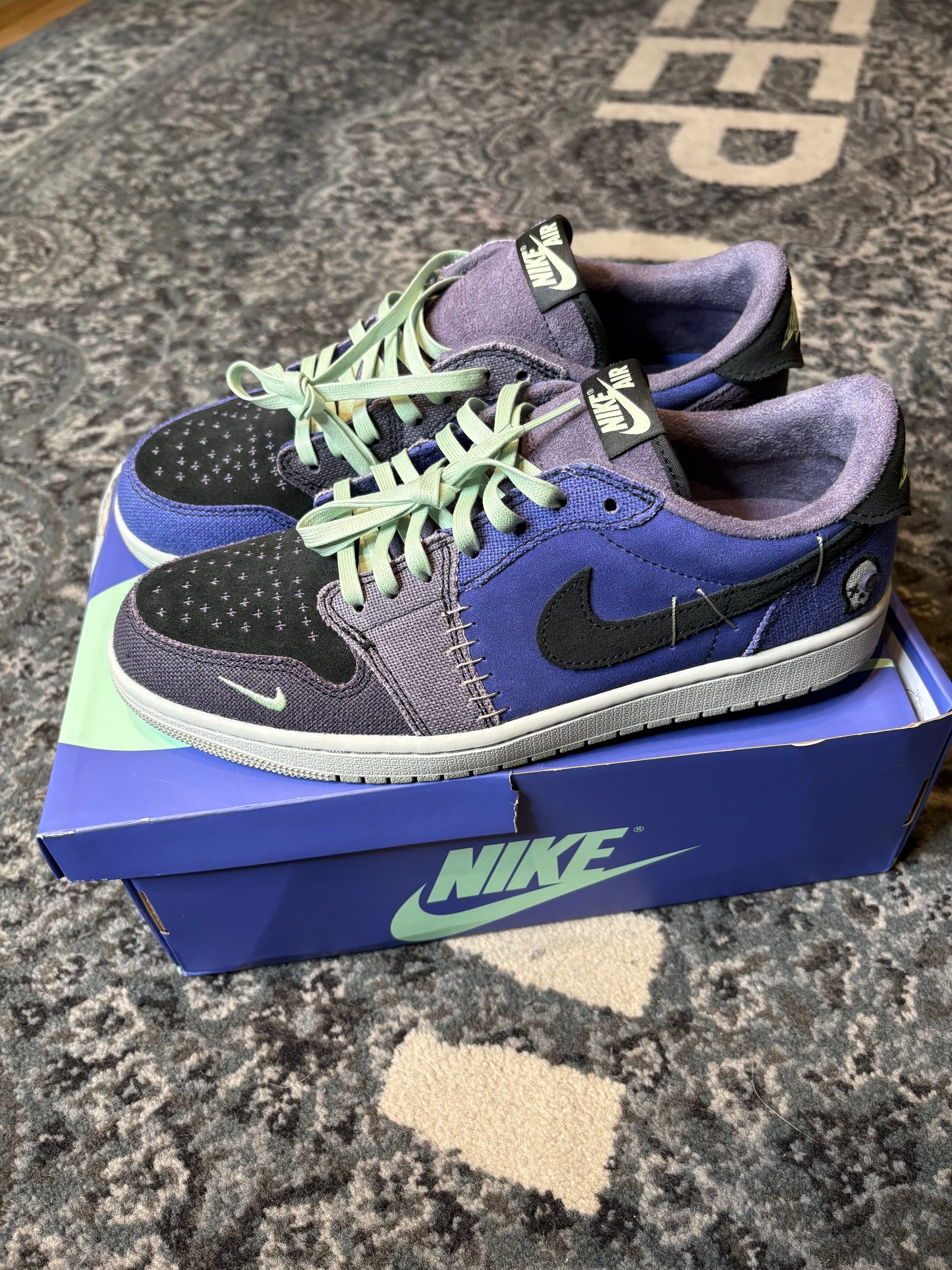 Jordan 1 Retro Low “Zion Williamson VooDoo Alternate” Ds Og Size 10