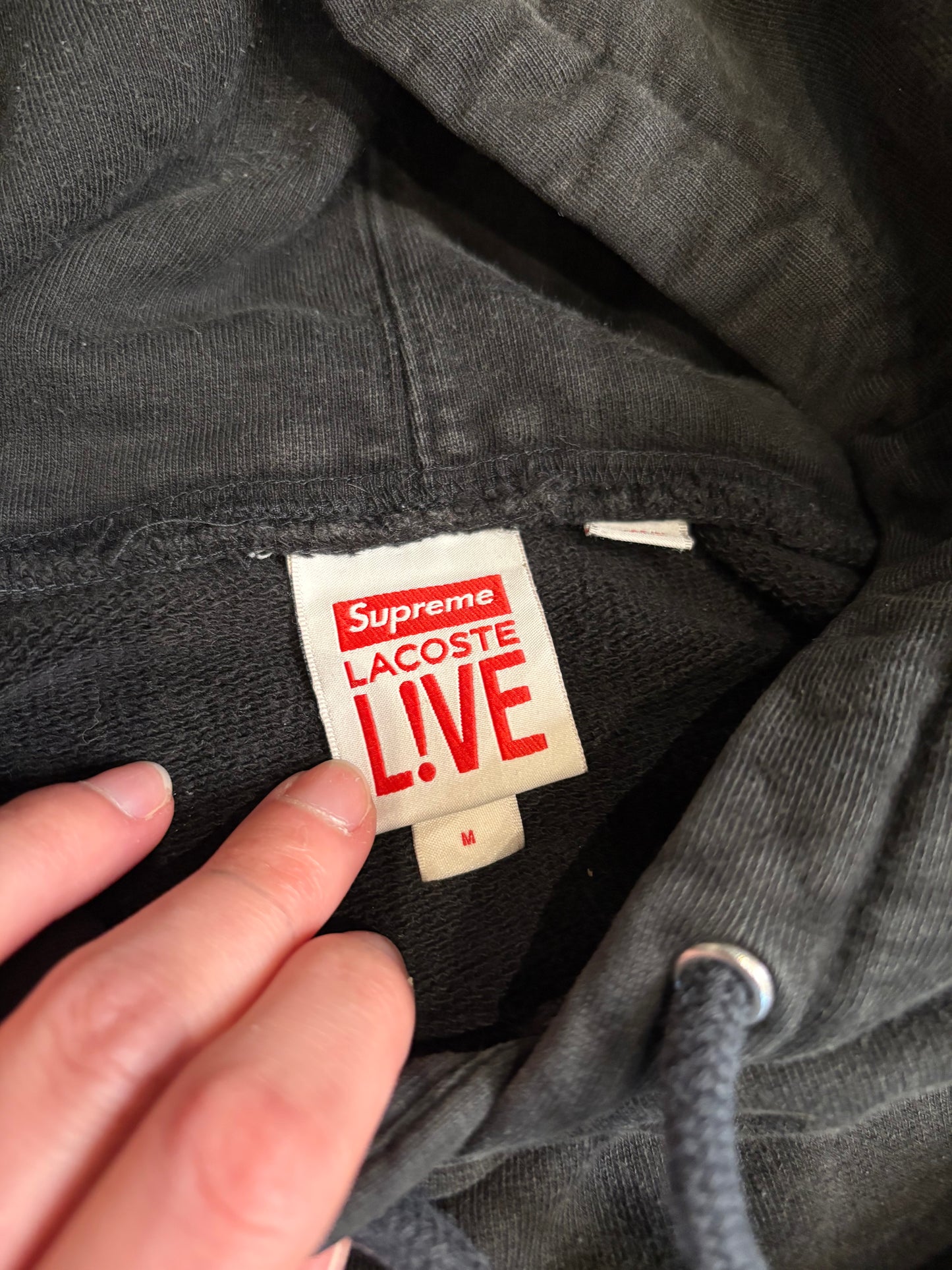 Supreme Lacoste Hoodie Size Medium
