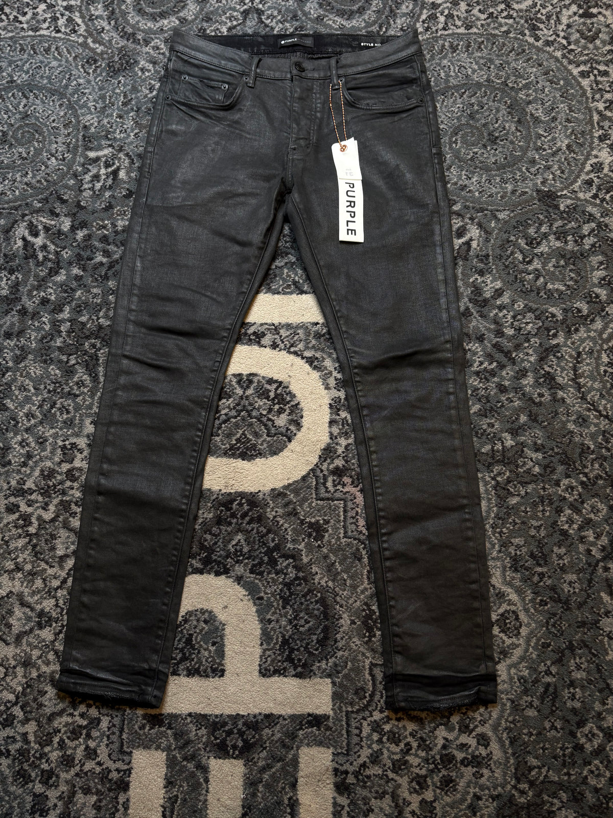 Purple Jeans Black P001 Size 31