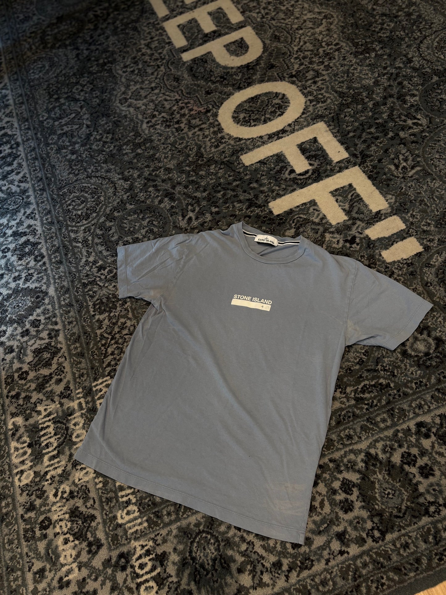 Stone Island Gray Tee Size Large