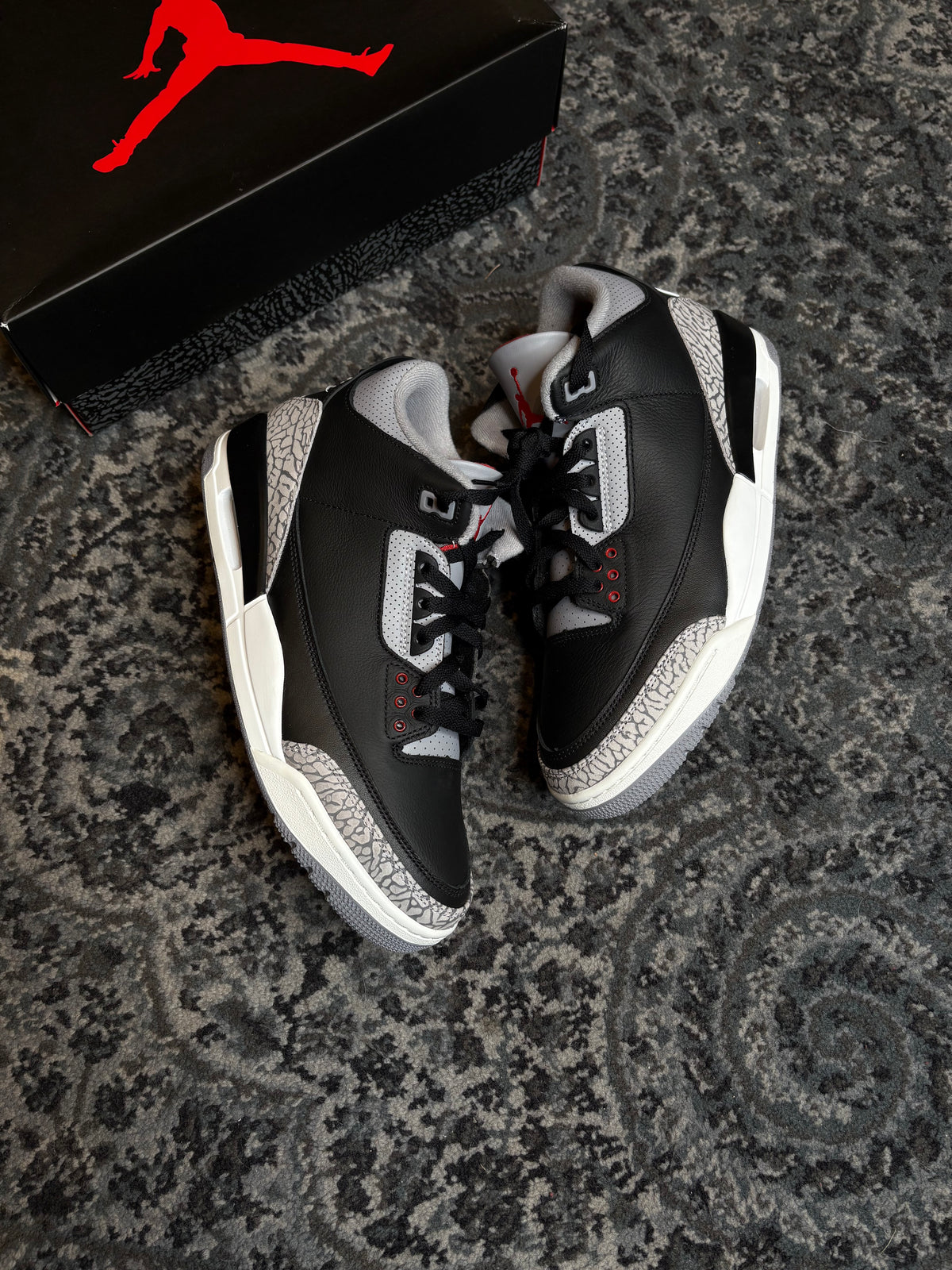 Jordan 3 Retro “Black Cement” Ds Og Size 10