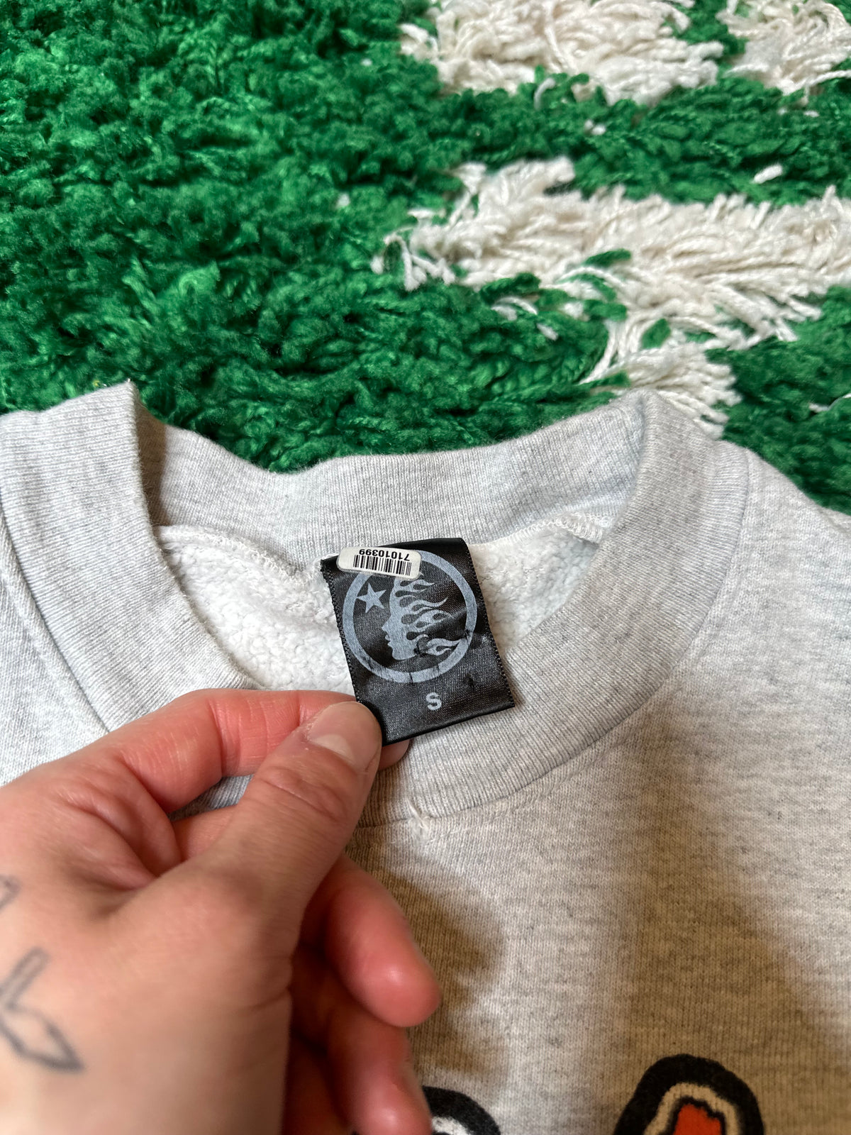 HellStar Crewneck Gray Size Small