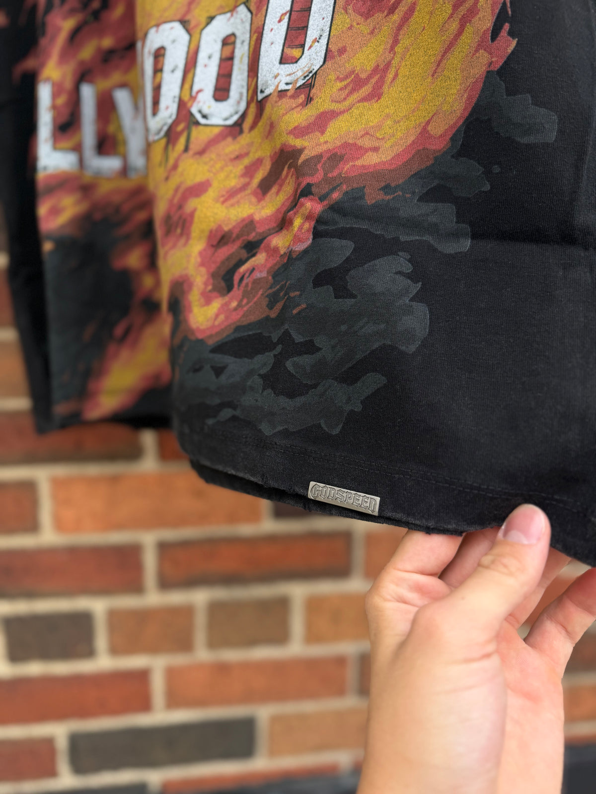 Godspeed Hollywood Inferno Tee Black DS