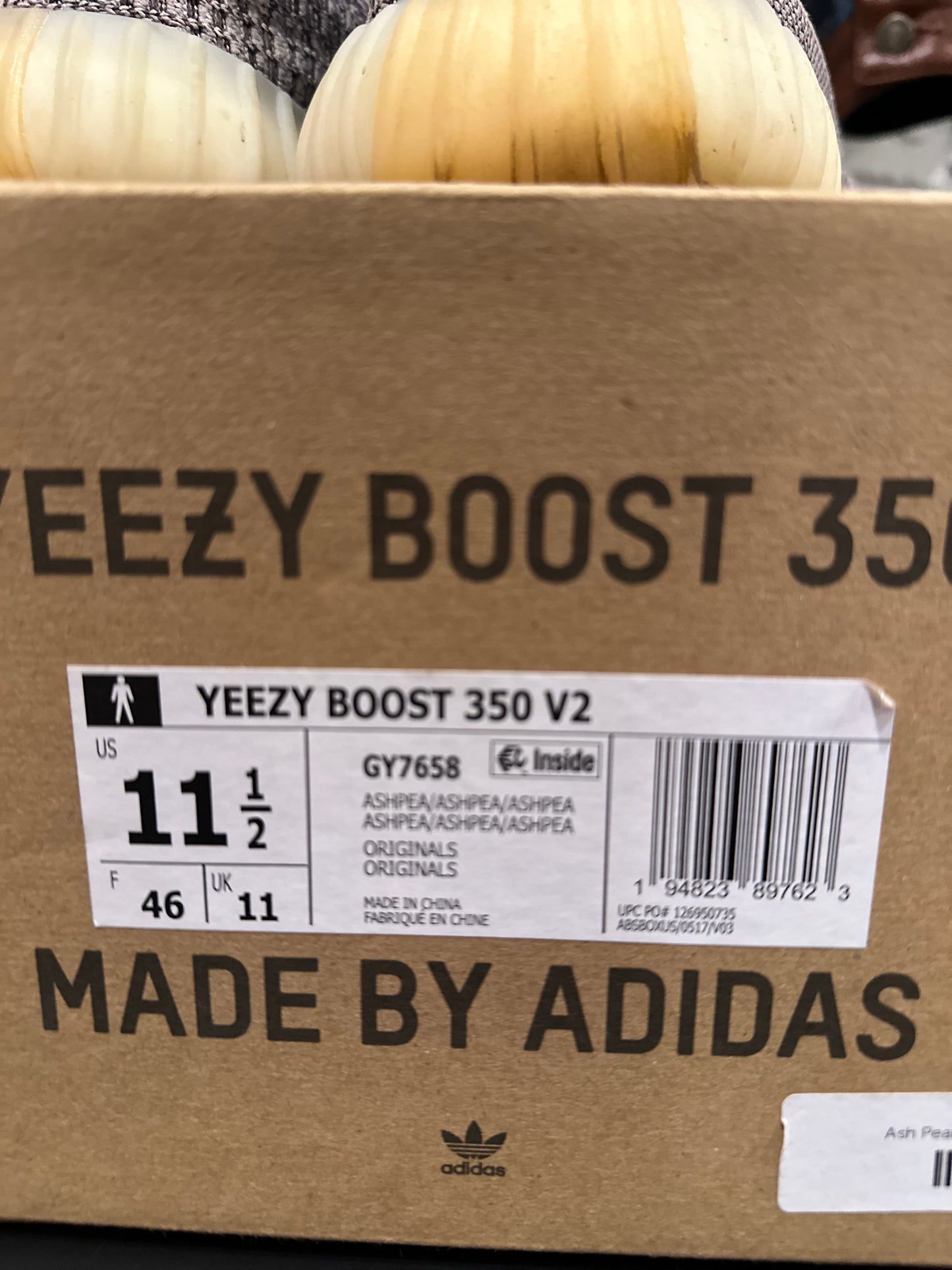 Yeezy 350 Boost Ash Pearl PO OG Size 11.5