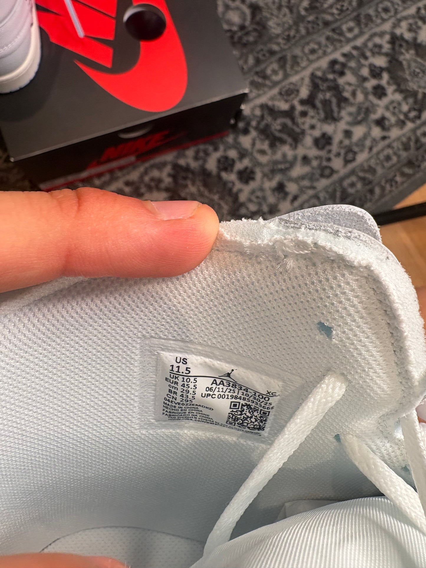 Jordan 1 Retro High Virgil Abloh Archive Alaska DS OG
