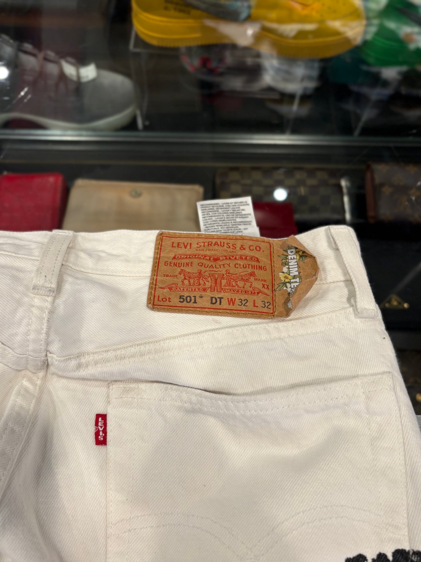 Denim Tears White Levi’s Jeans Size 32