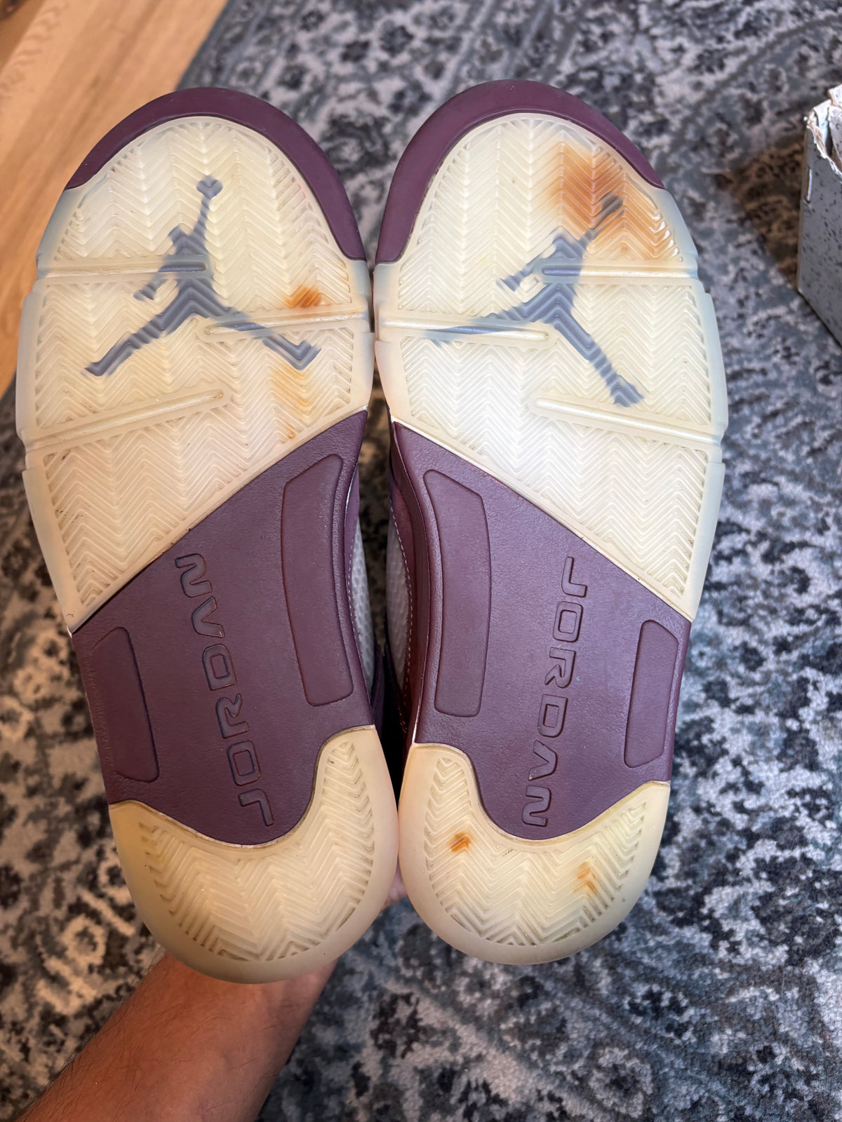 Jordan 5 Retro “Burgundy” Po Og Size 9