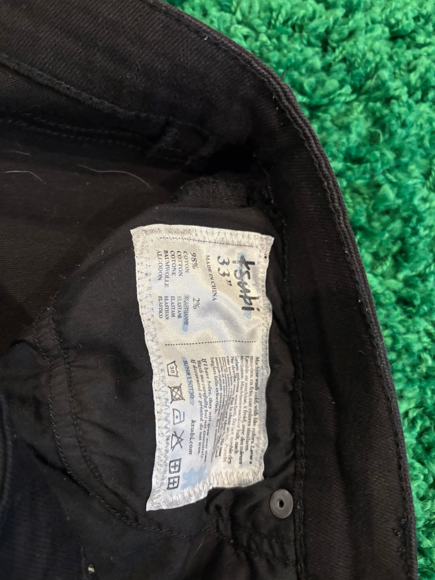 Ksubi Jeans Black Size 33