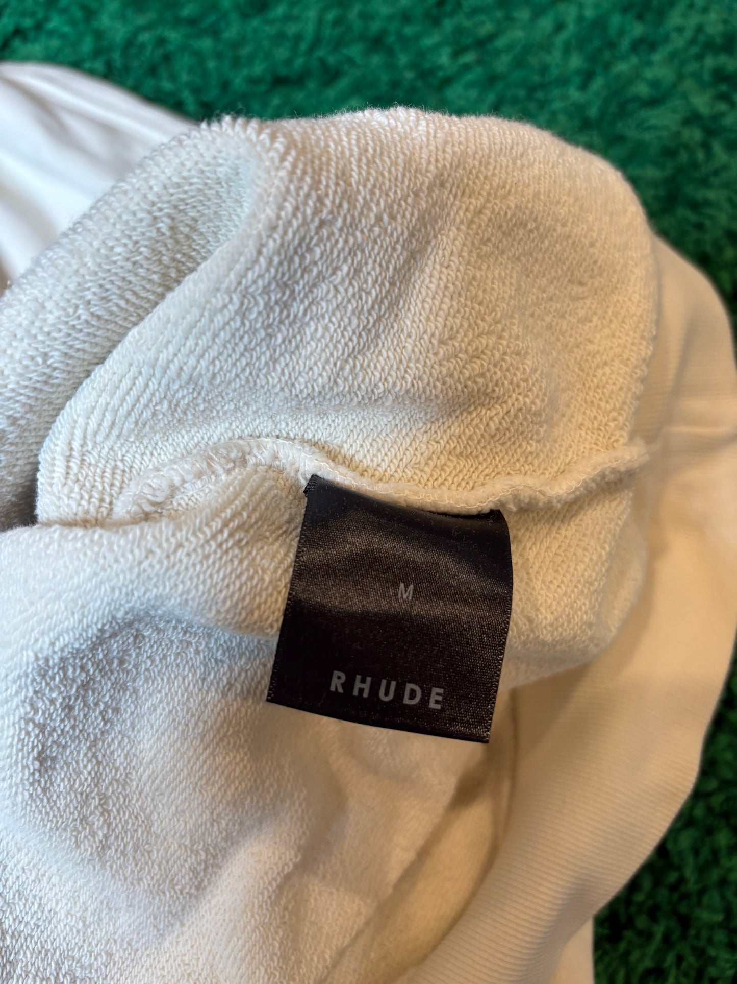 Rhude Hoodie Cream Size Medium