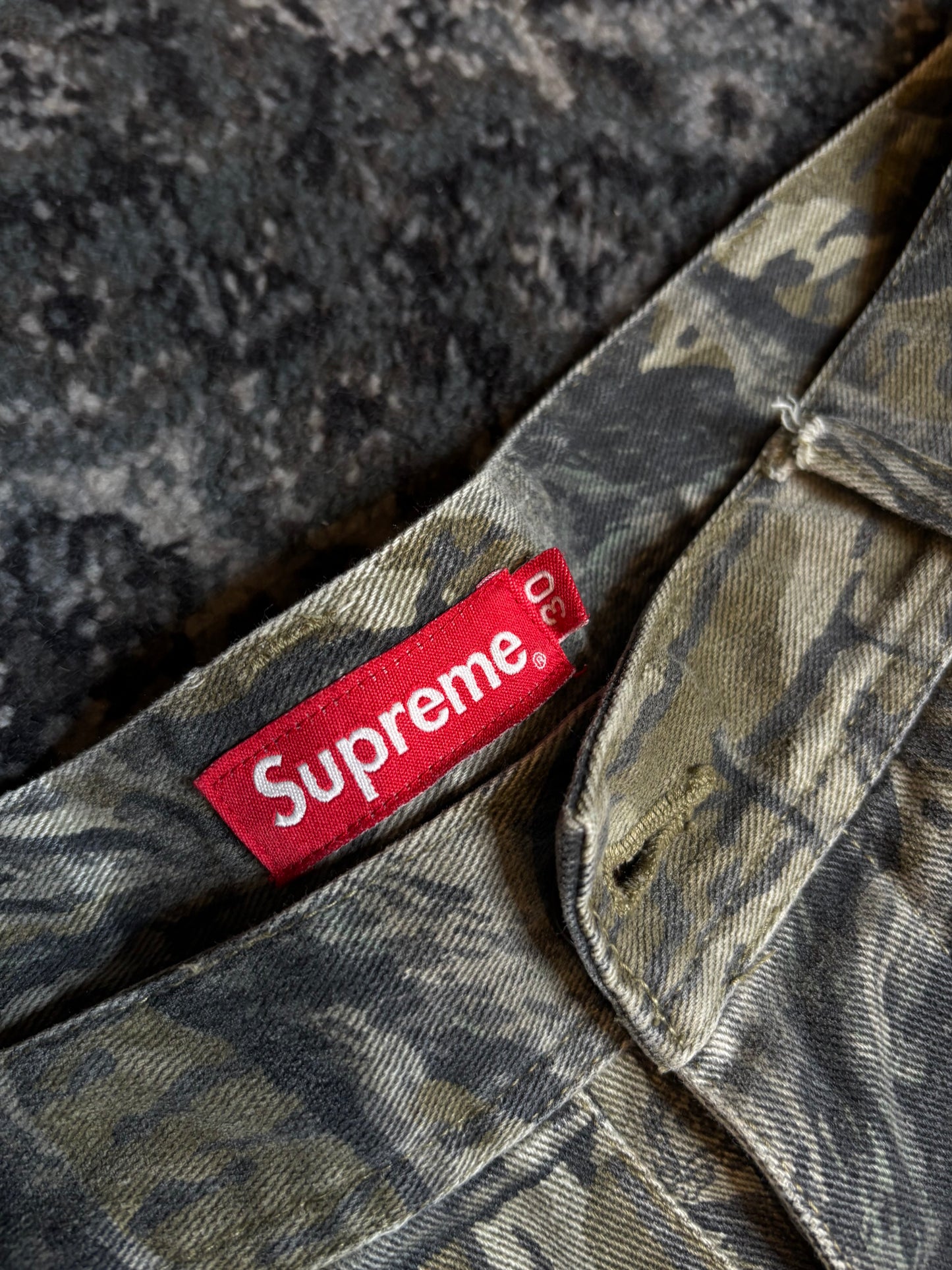 Supreme Real Tree Camo Cargo Pants Size 30