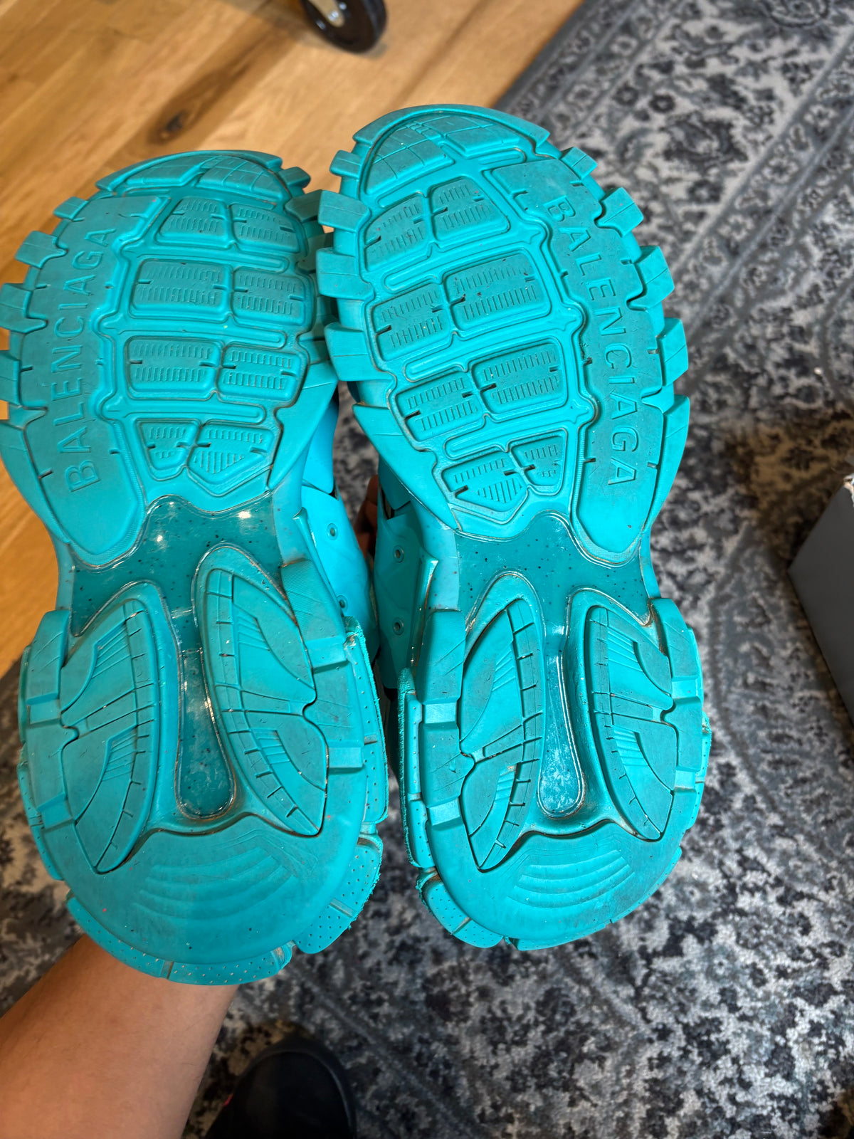 Balenciaga Track “Dark Turquoise” Clean Og Size 13 (46 EU)