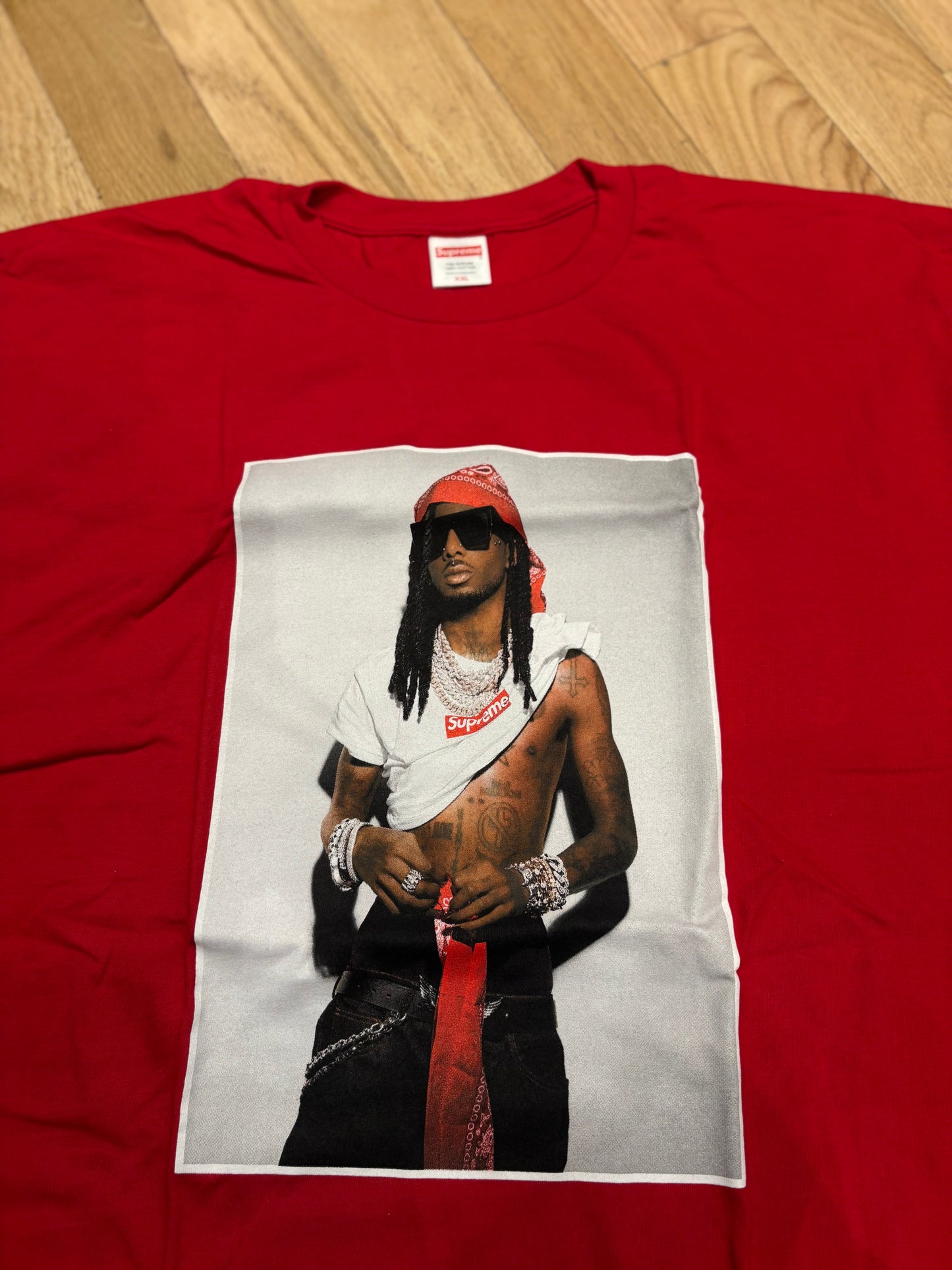 Supreme Red Playboi Carti Tee DS Size XXL