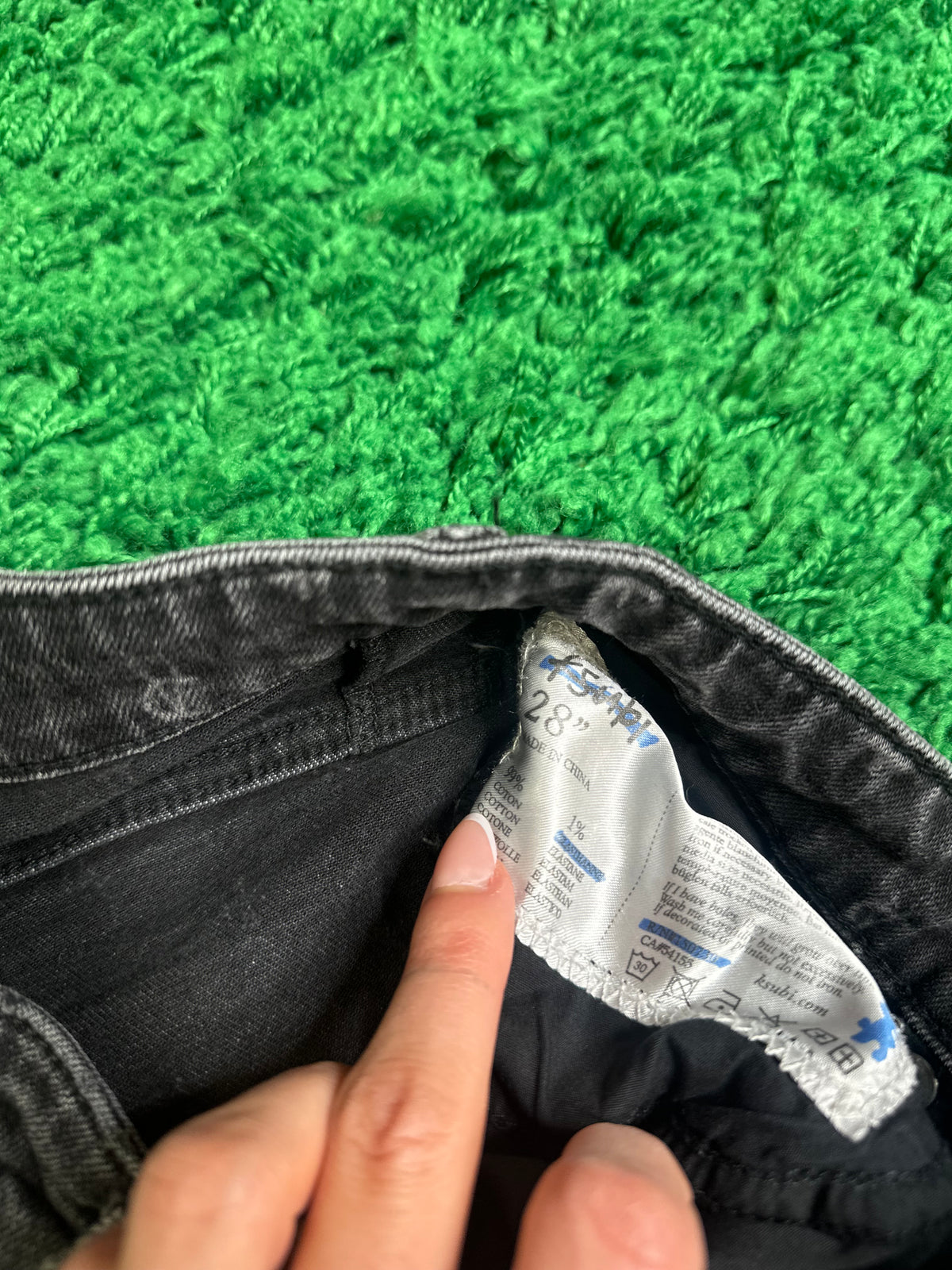 Ksubi Gradient Logo Jeans Size 28