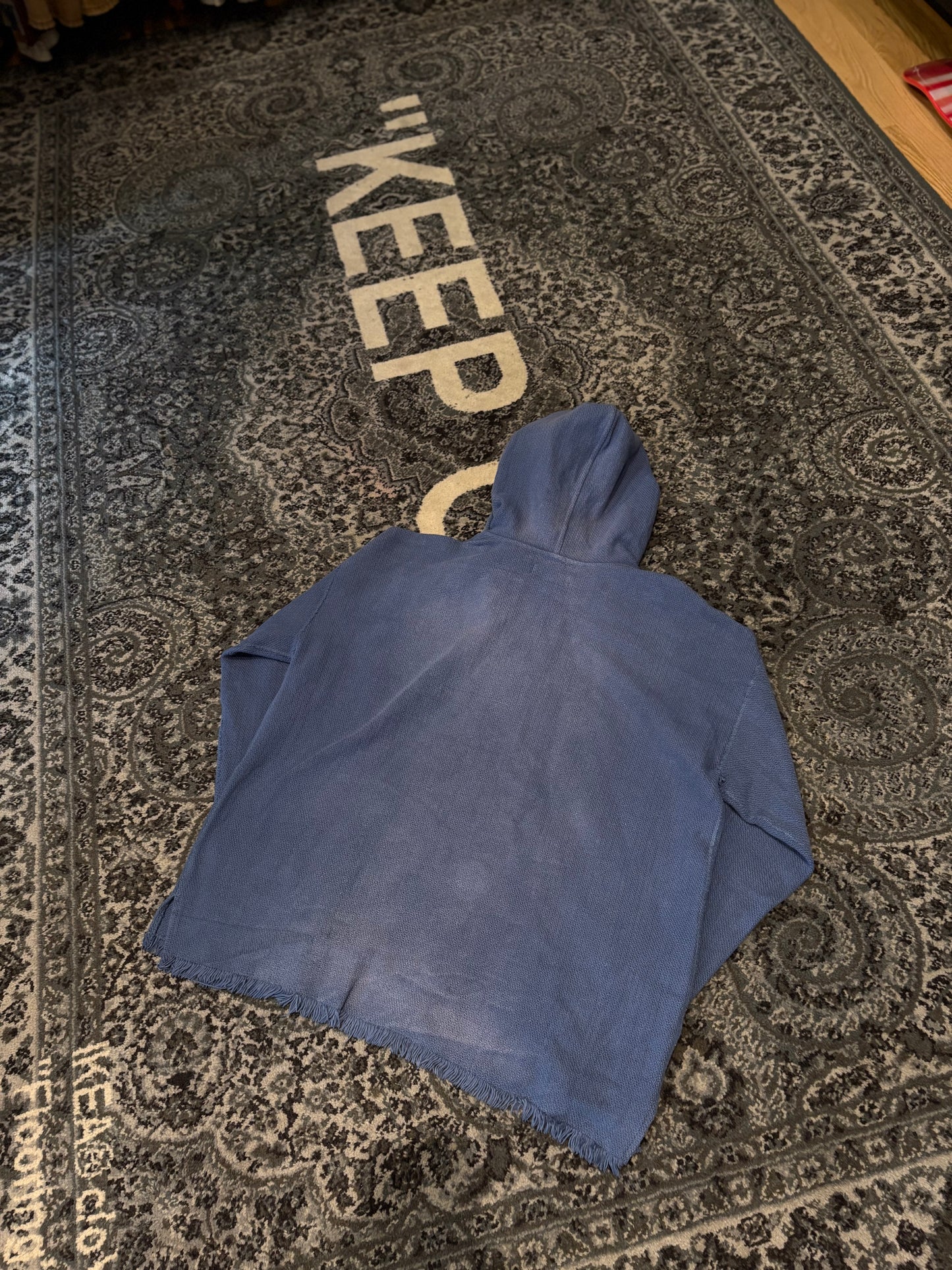 Purple Blue Hoodie Size Large