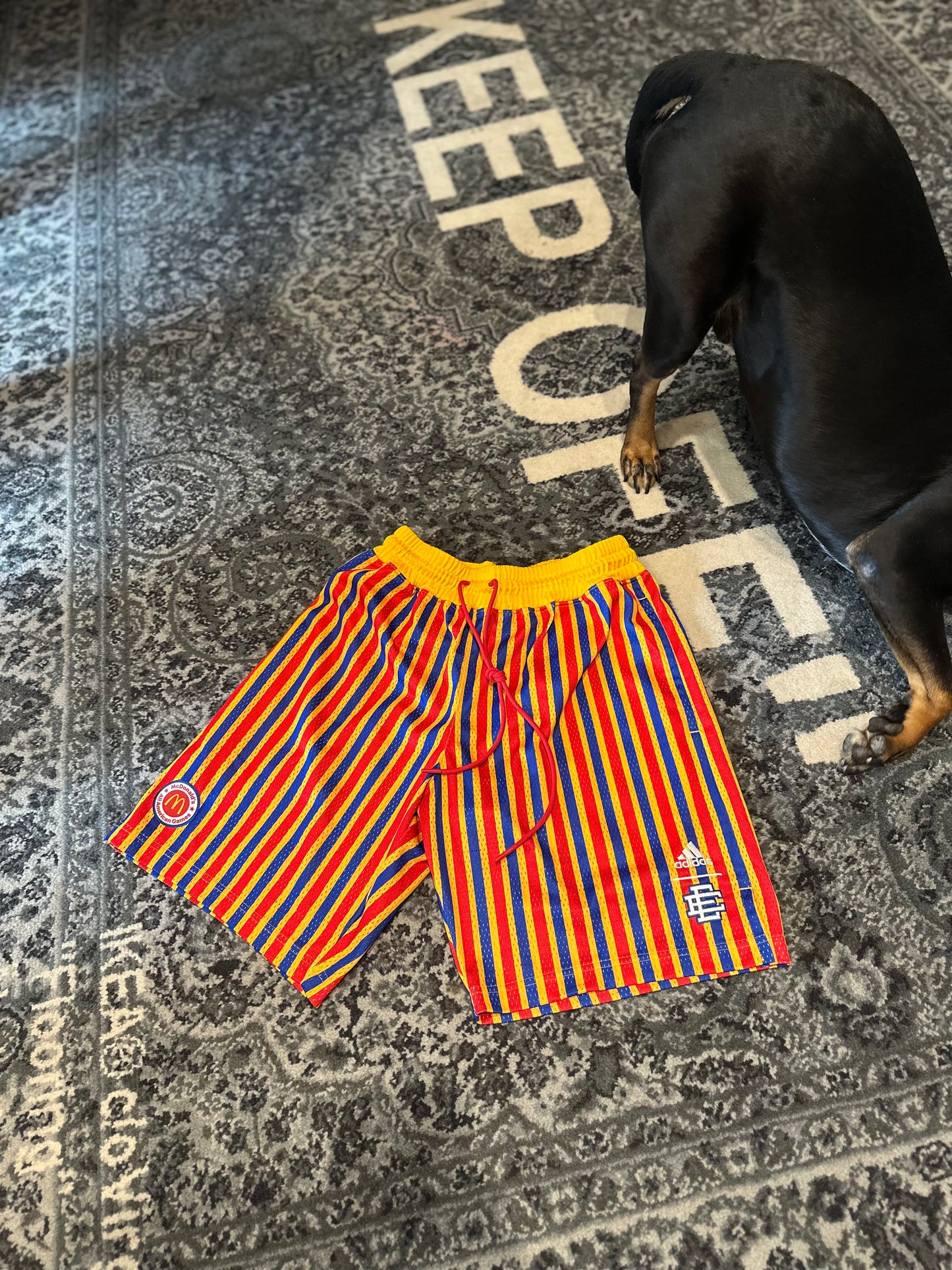 Eric Emmanuel Adidas McDonalds Shorts Size Small