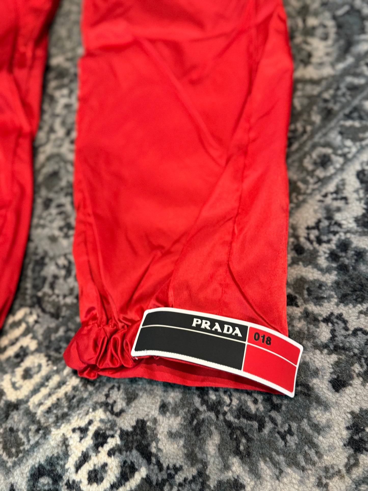 Prada Red Track Pants Size 50