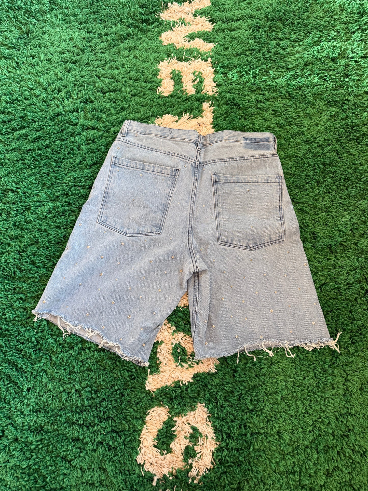 1998 USA Rhinestone Jorts Size 32