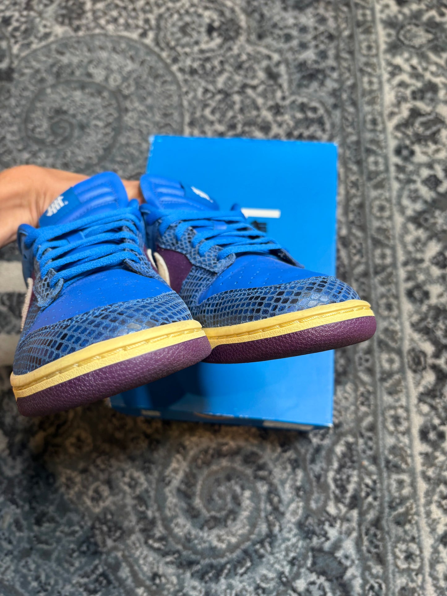 Nike Dunk Undefeated “5 On It Dunk Vs AF1” Clean OG Size 9.5