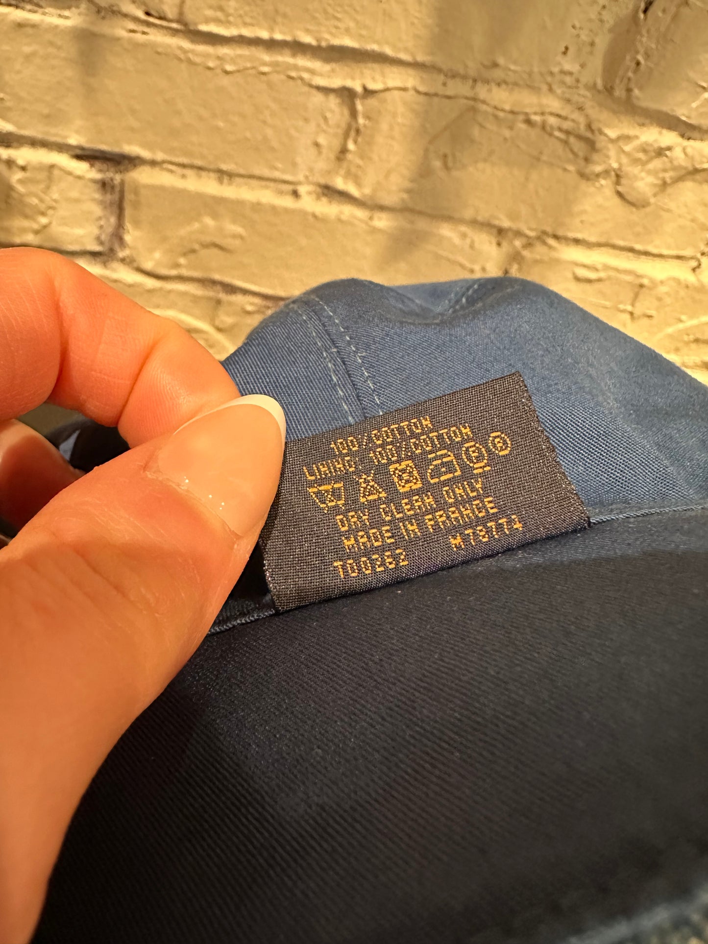 Louis Vuitton Reversible Denim Monogram Bucket Hat