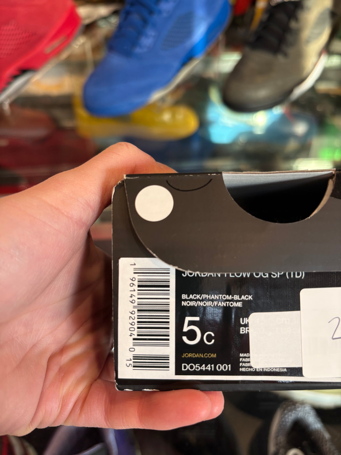 Jordan 1 Retro TS Black Phantom Clean OG Size 5c