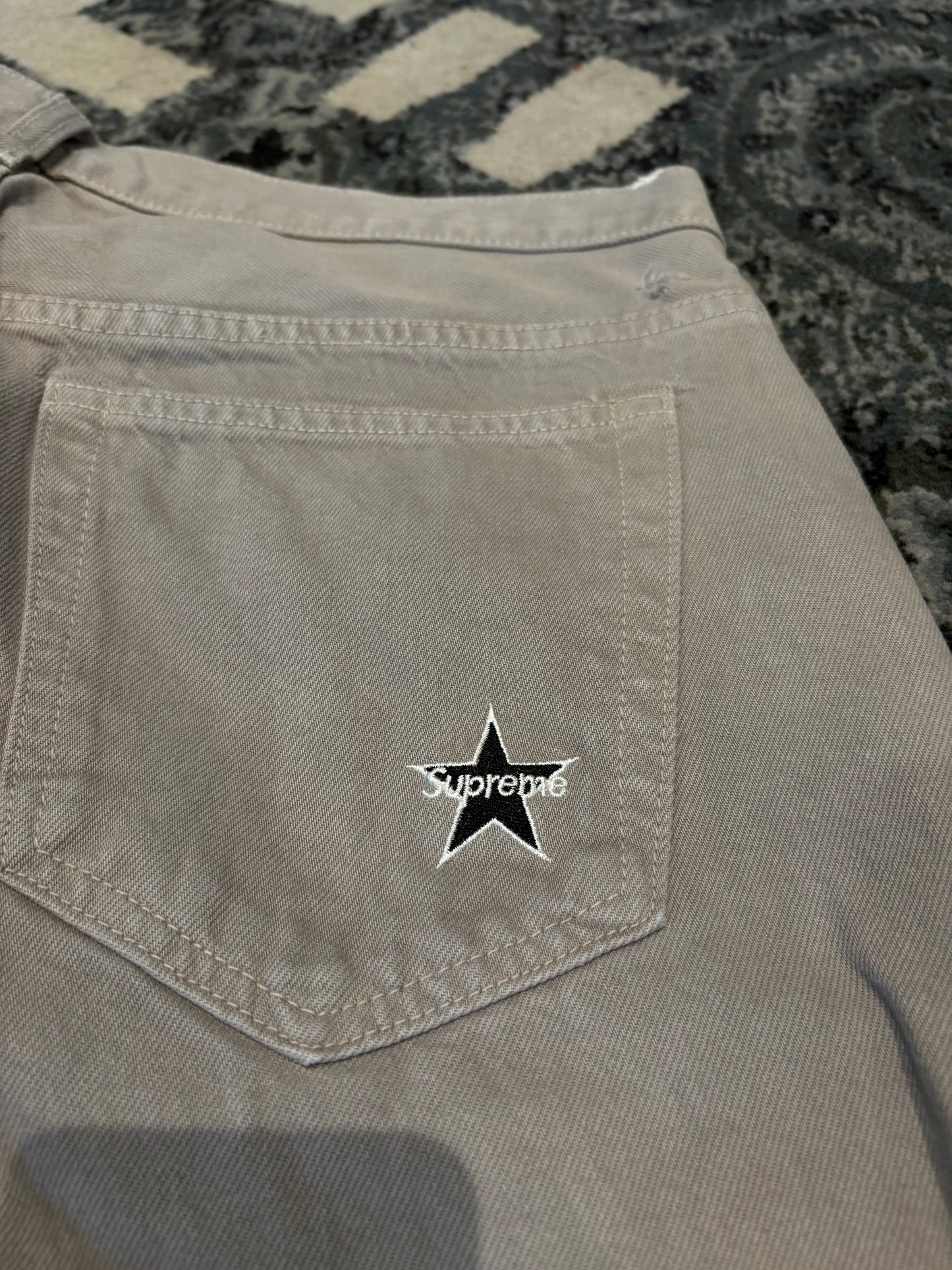 Supreme Gray Pants Size 32