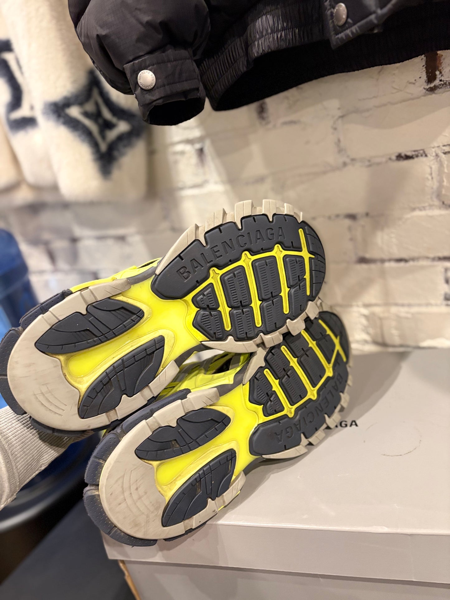 Balenciaga Trainers Gray/Yellow Clean OG Size 45