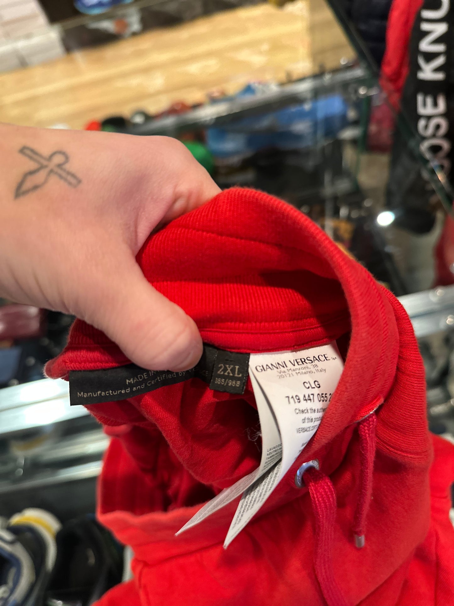 Versace Red Sweatpants Size XXL