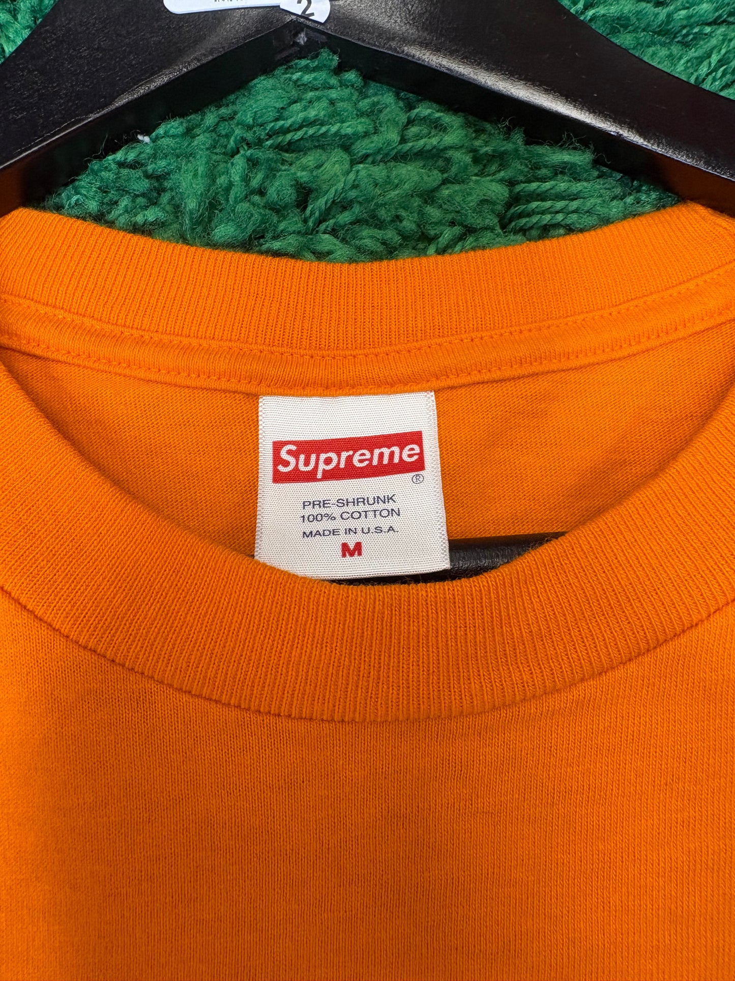 Supreme Thrasher Tee Orange Size Medium