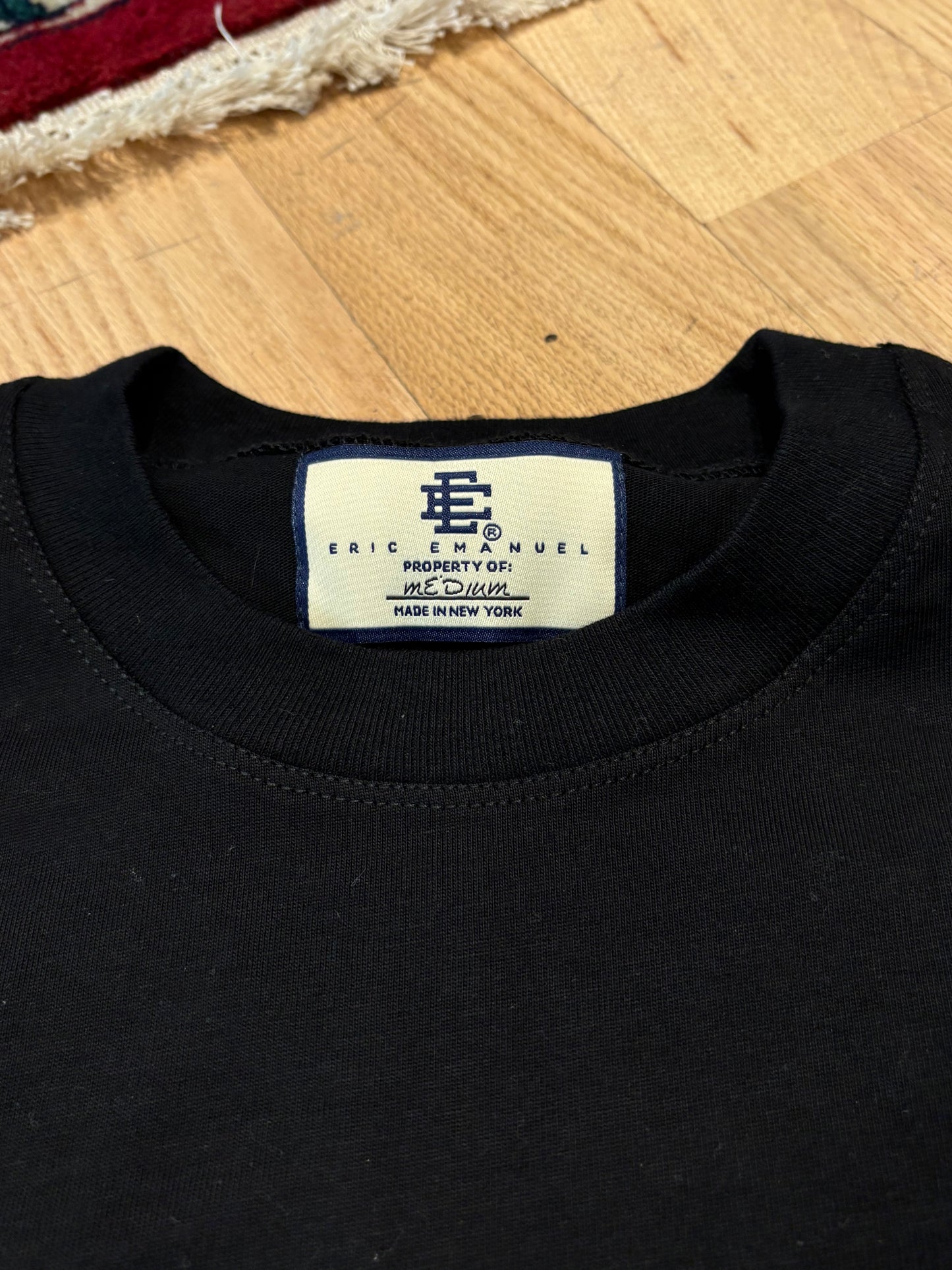 Eric Emmanuel Long Sleeve Black Size Medium