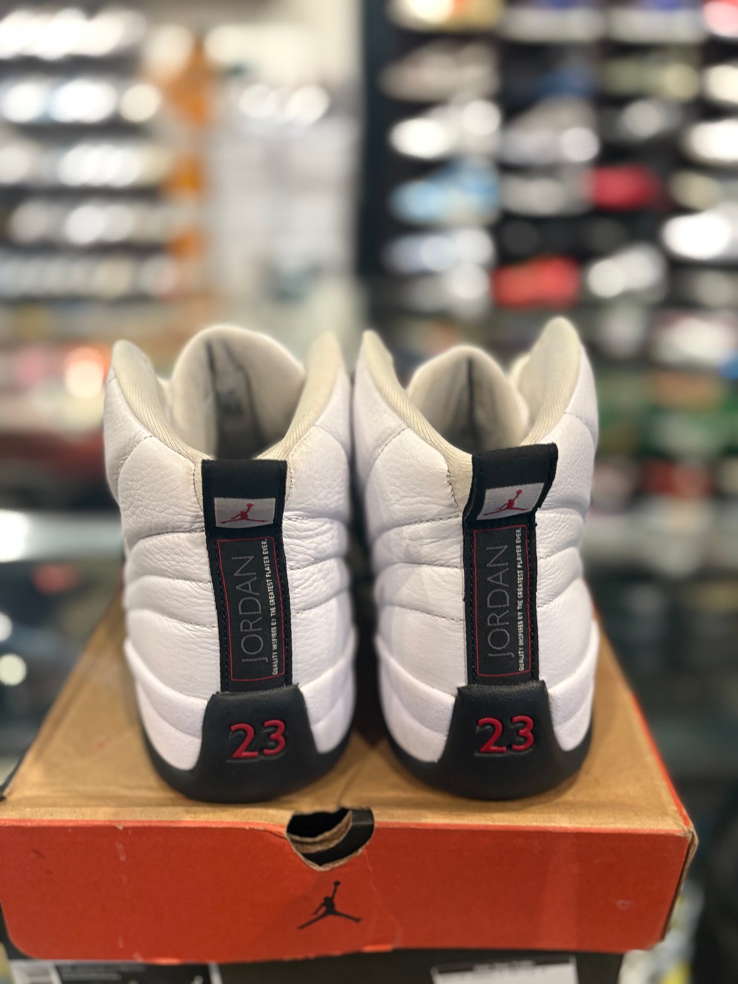 Jordan 12 ‘Taxi Flip’ Clean Used OG Box