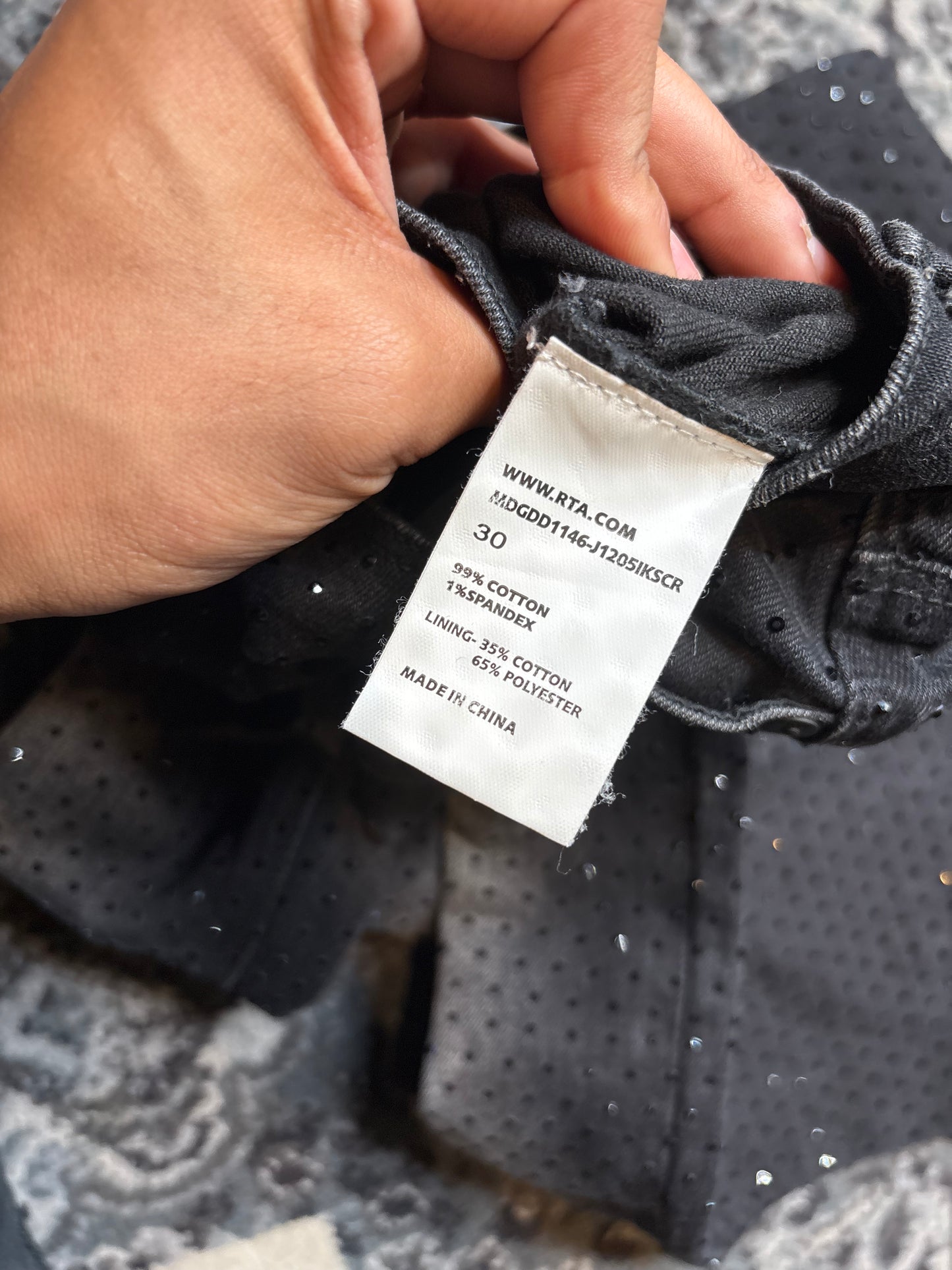 RTA Bryant Skinny Jeans Size 30