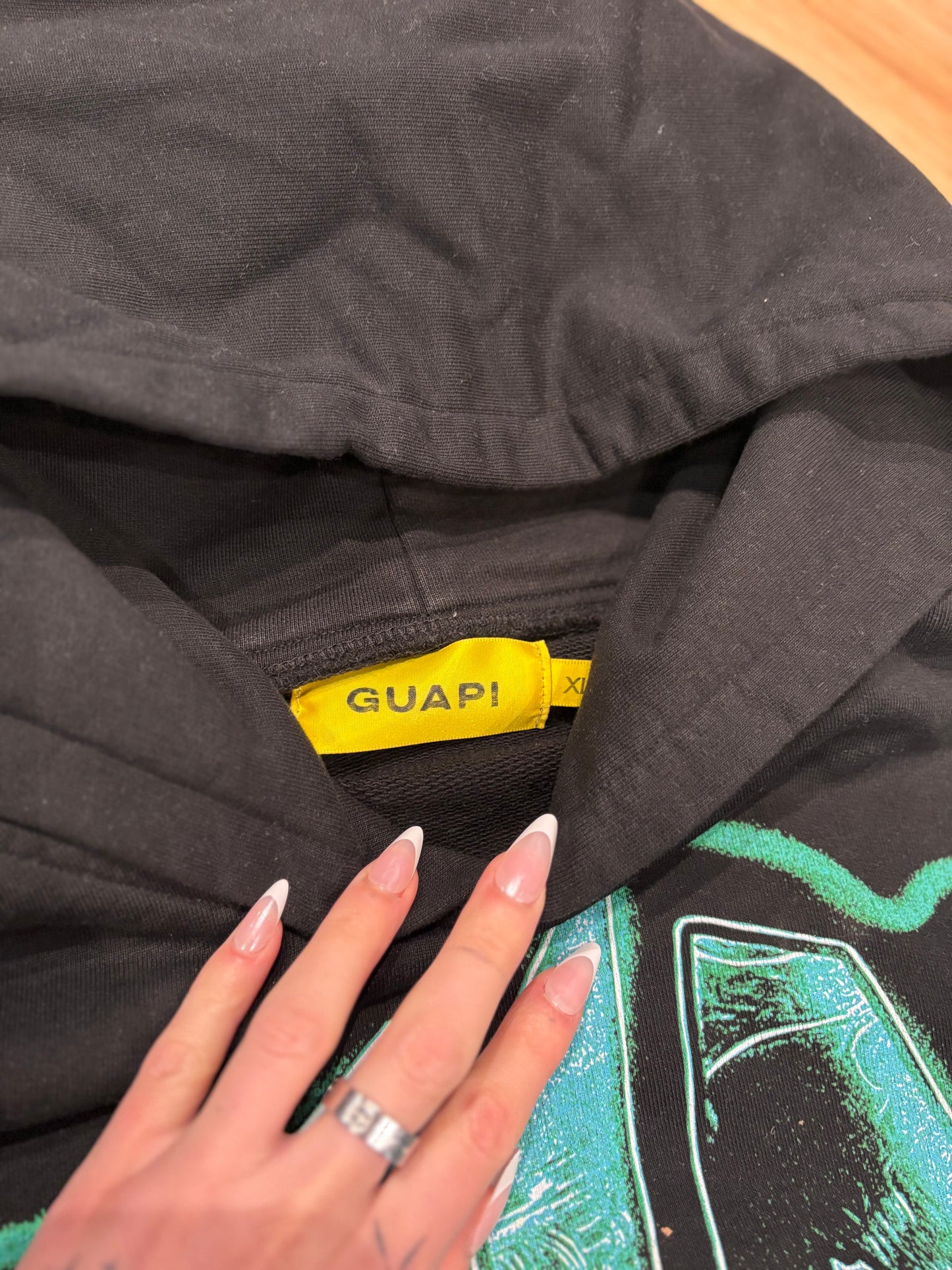 Guapi Hoodie Black Size XL
