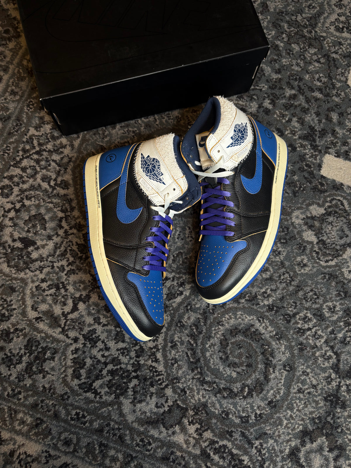 Jordan 1 Retro High “Fragment x Union La Sport Royal” Ds Og Size 11.5