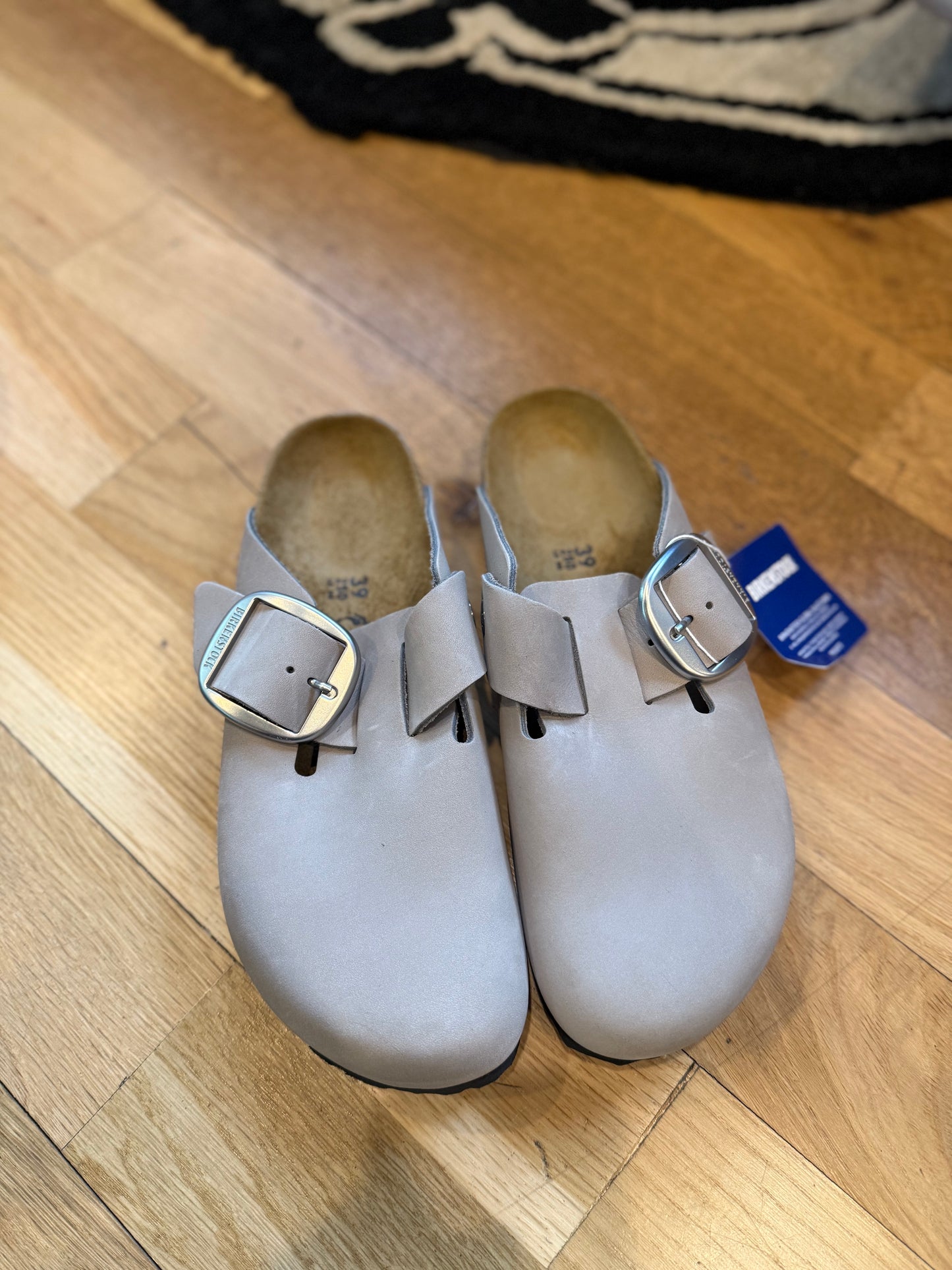 Birkenstock Boston Big Buckle Stone Coin DS OG Size 39