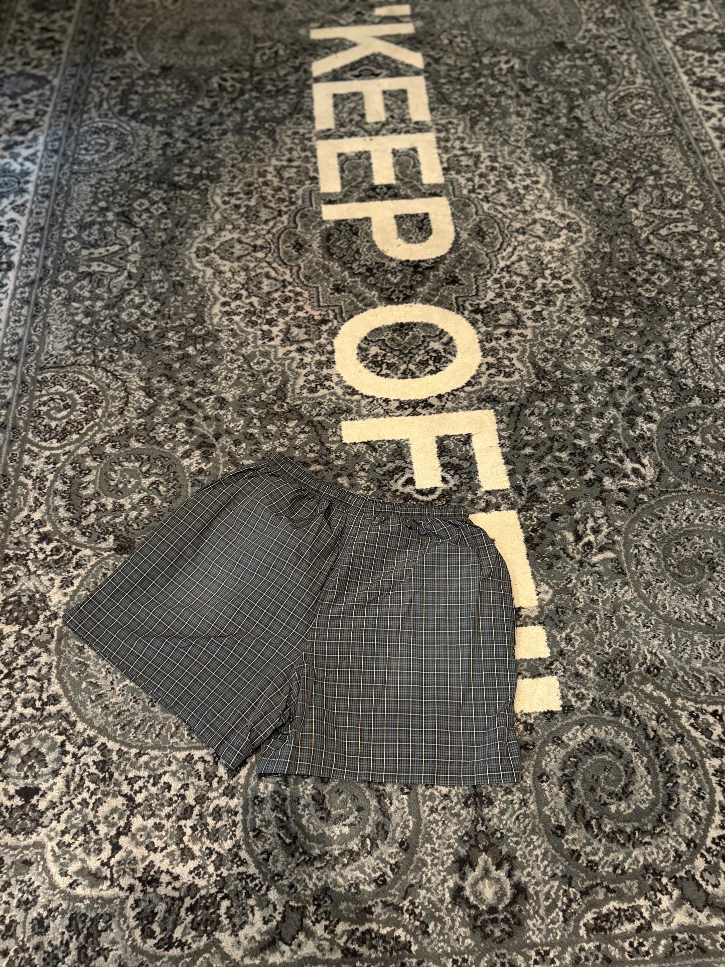 Balenciaga Plaid Swim Shorts Size Small