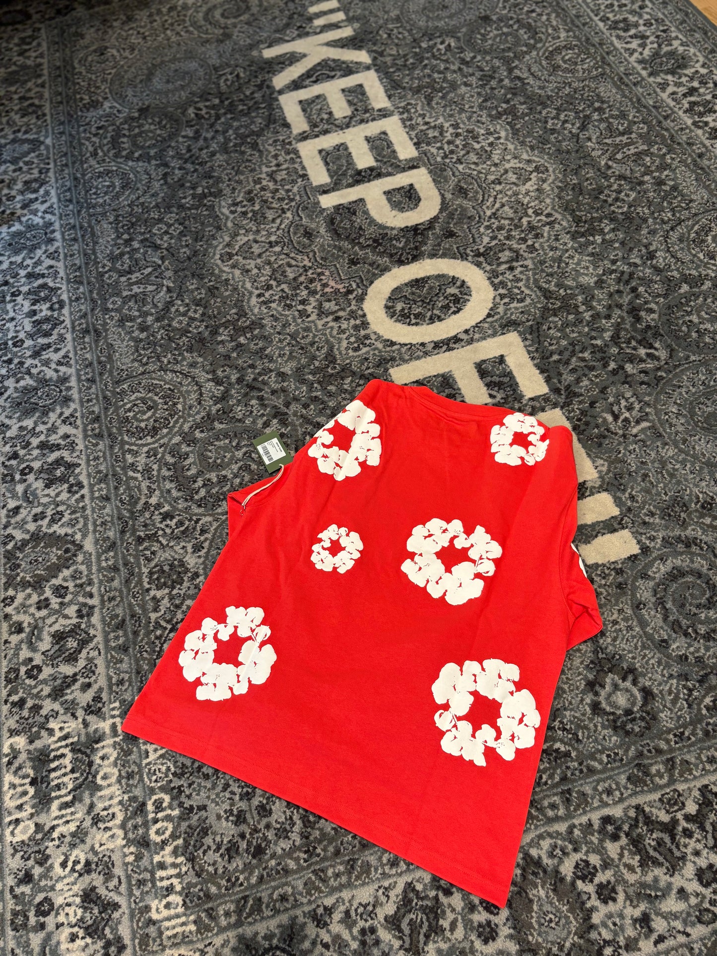 Denim Tears Red Long Sleeve DS Size XL