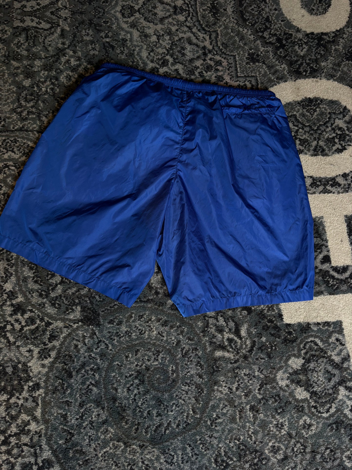 Palm Angels Swimming Trunks Blue Size Medium