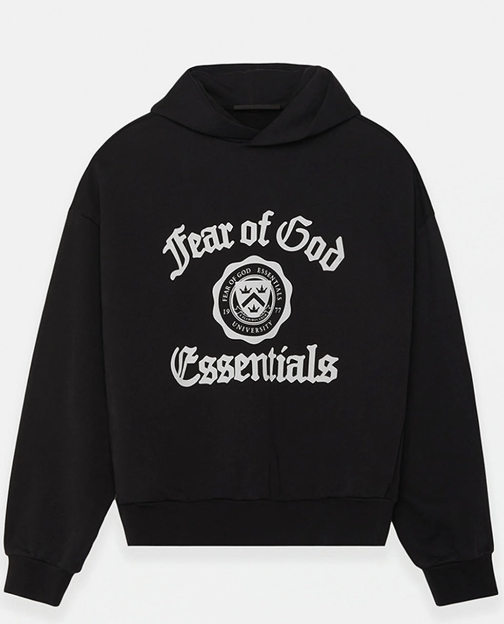 FOG Essentials University Hoodie Black DS